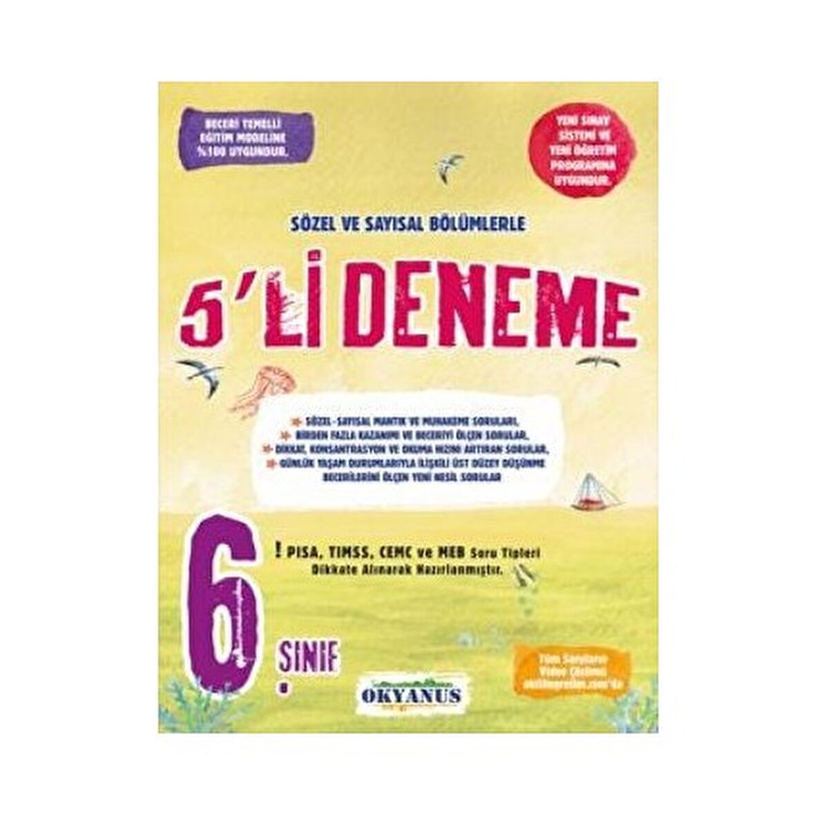 6. Sınıf 5'li Deneme Seti