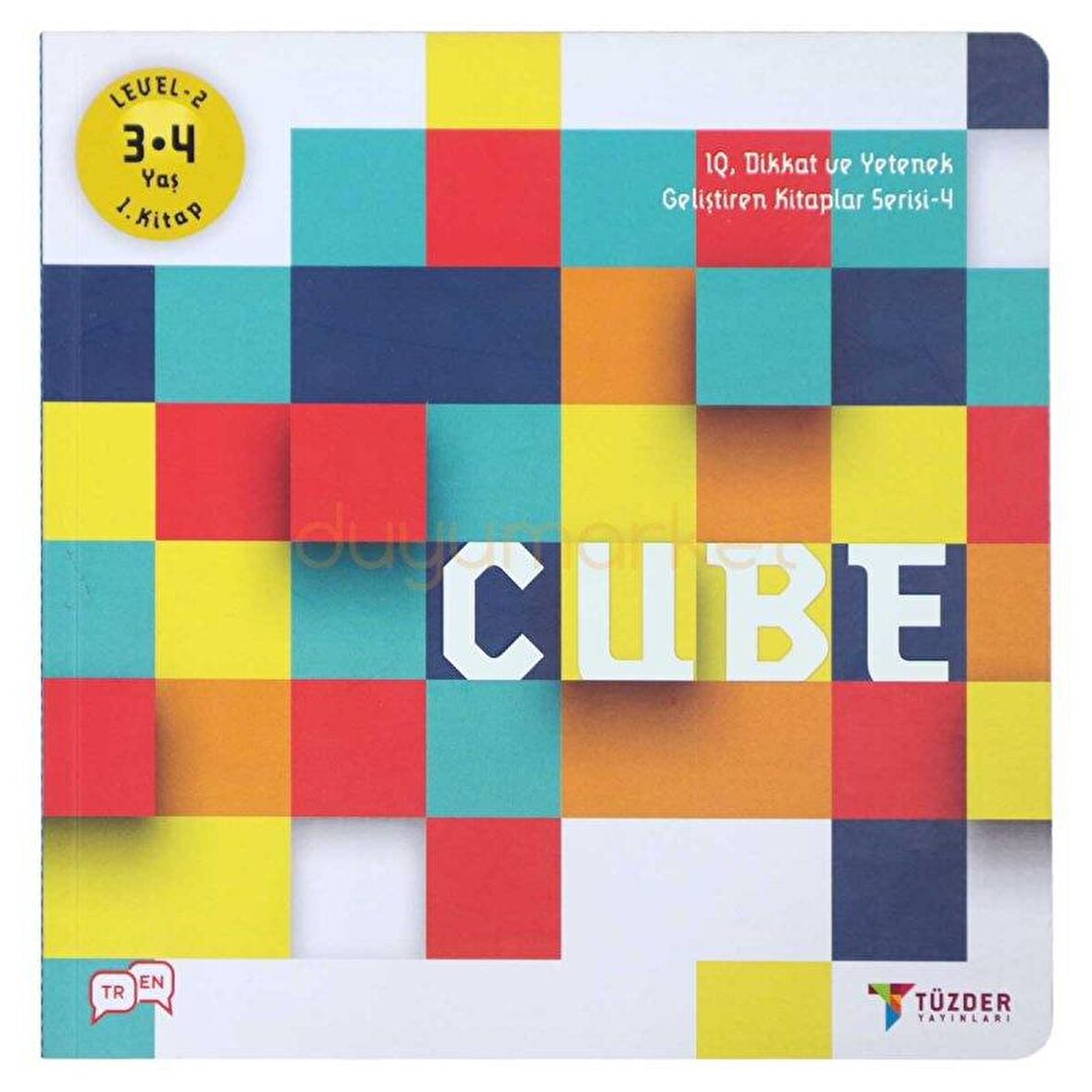 Cube - IQ Dikkat ve Yetenek Geliştiren Kitaplar Serisi 4 (Level 2)