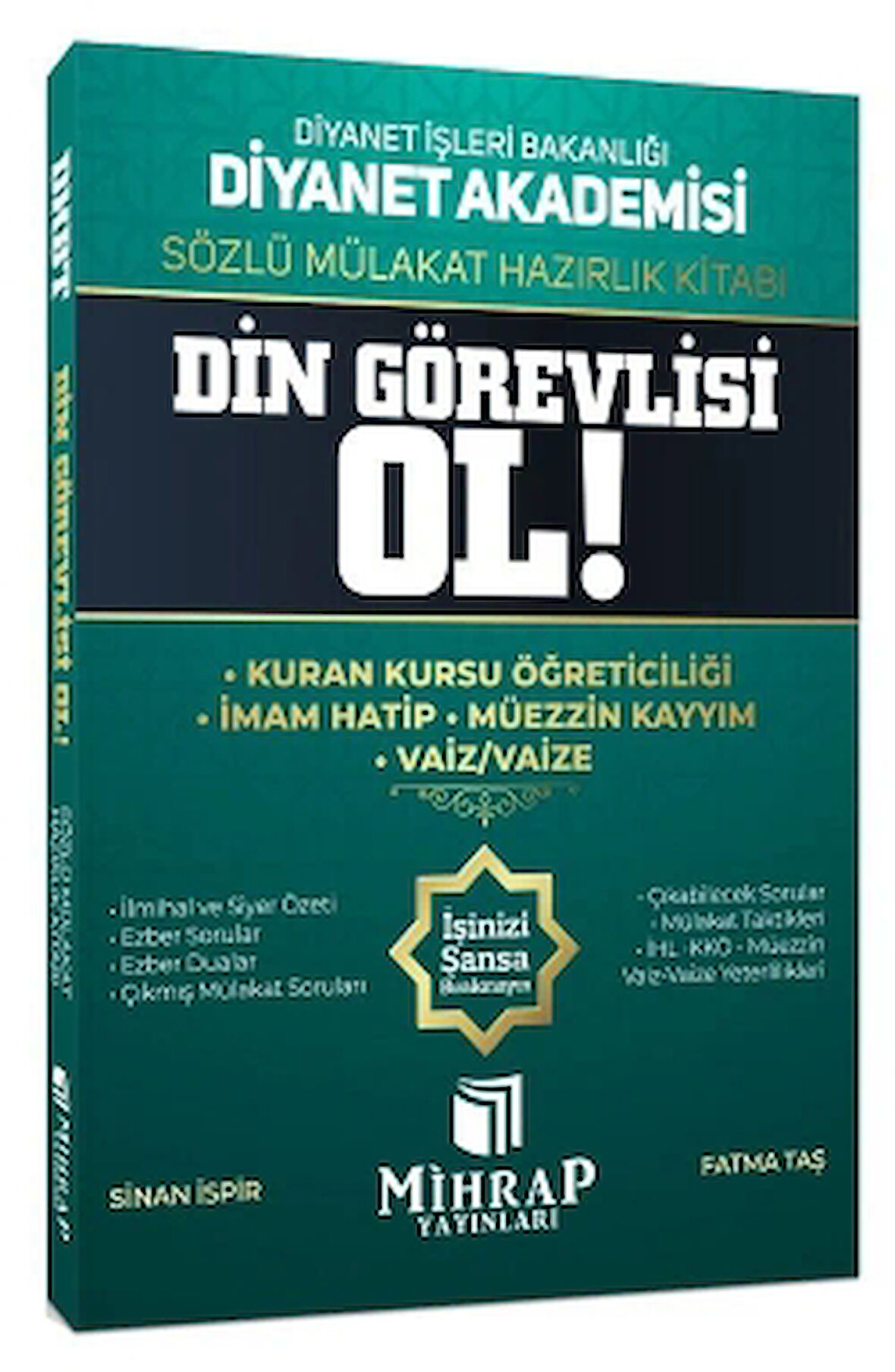 Diyanet Akademisi Din Görevlisi Ol Sözlü Mülakat Hazırlık Kitabı