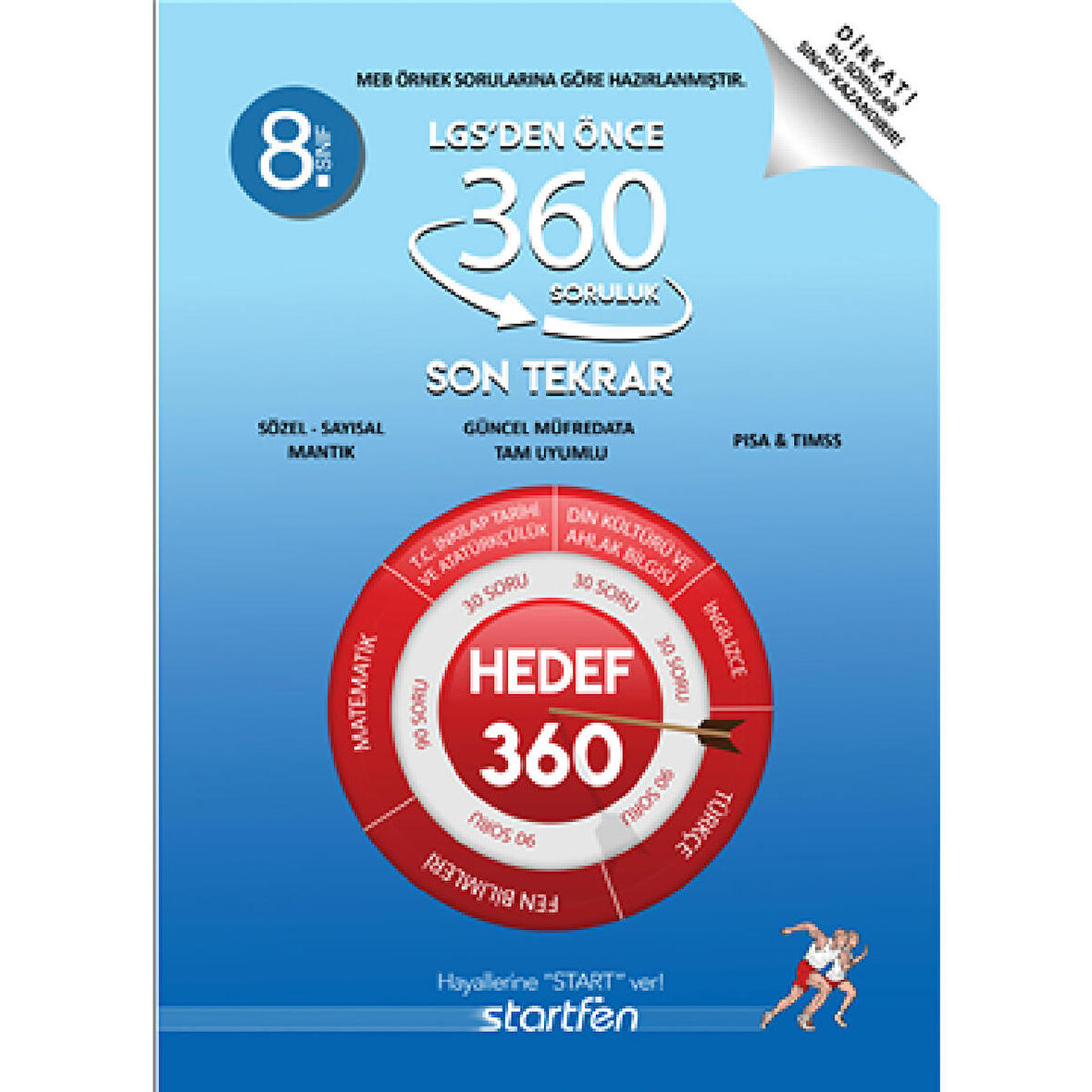 8. Sınıf LGS'den Önce 360 Soruluk Son Tekrar Soru Bankasi