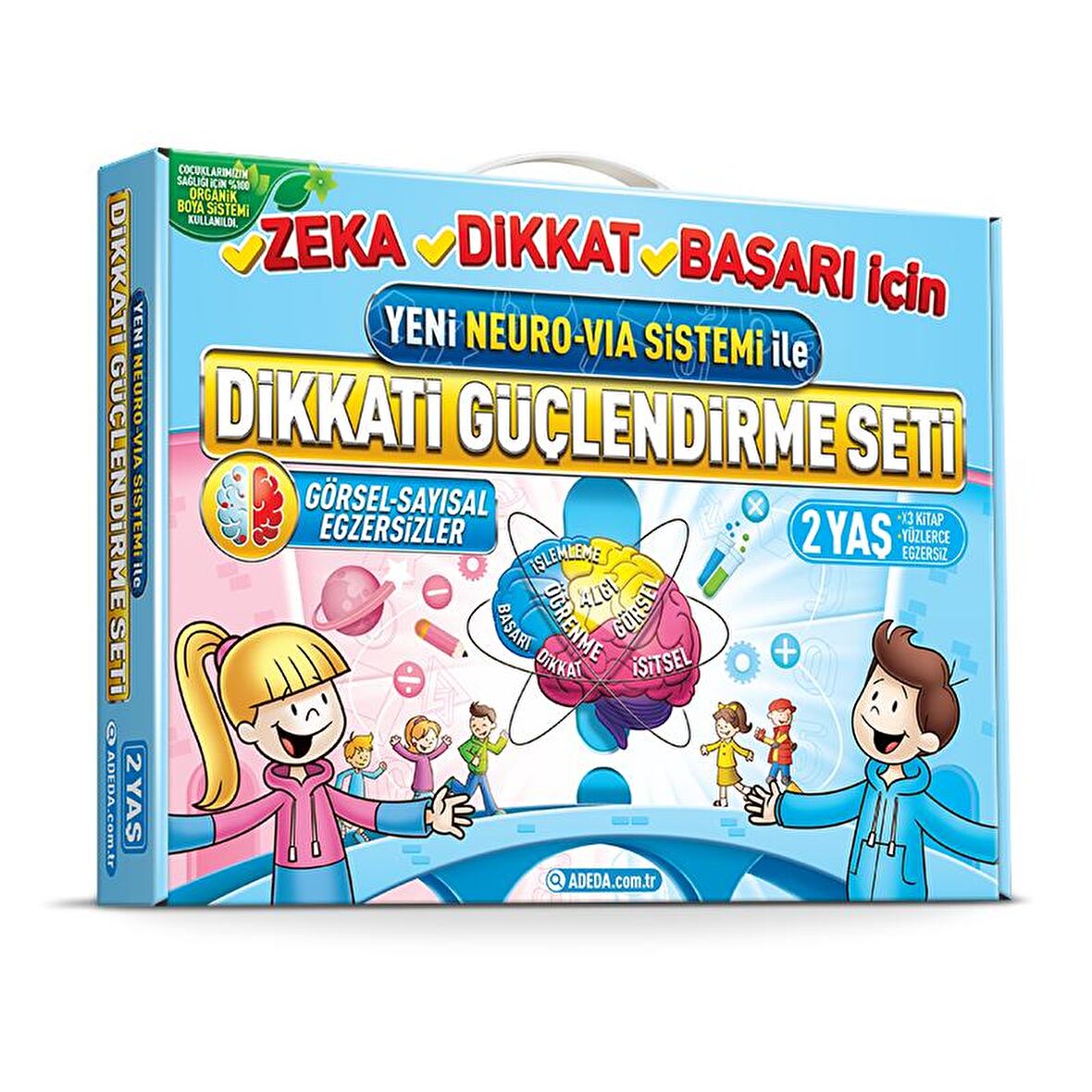 Dikkati Güçlendirme Seti - Yeni Neuro VİA Sistemi ile (2 Yaş)