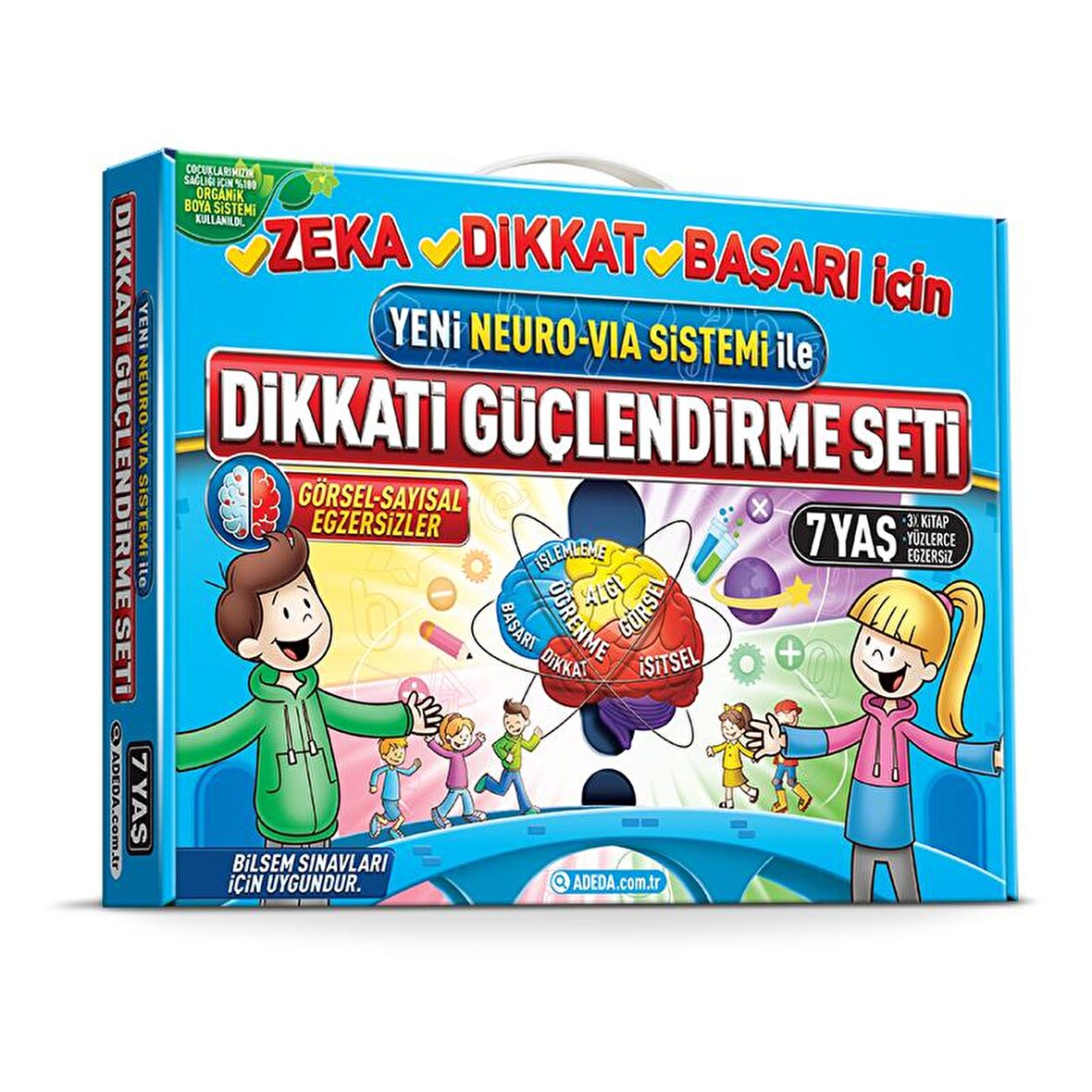 Dikkati Güçlendirme Seti 7 Yaş - Yeni Neuro - Via Sistemi İle