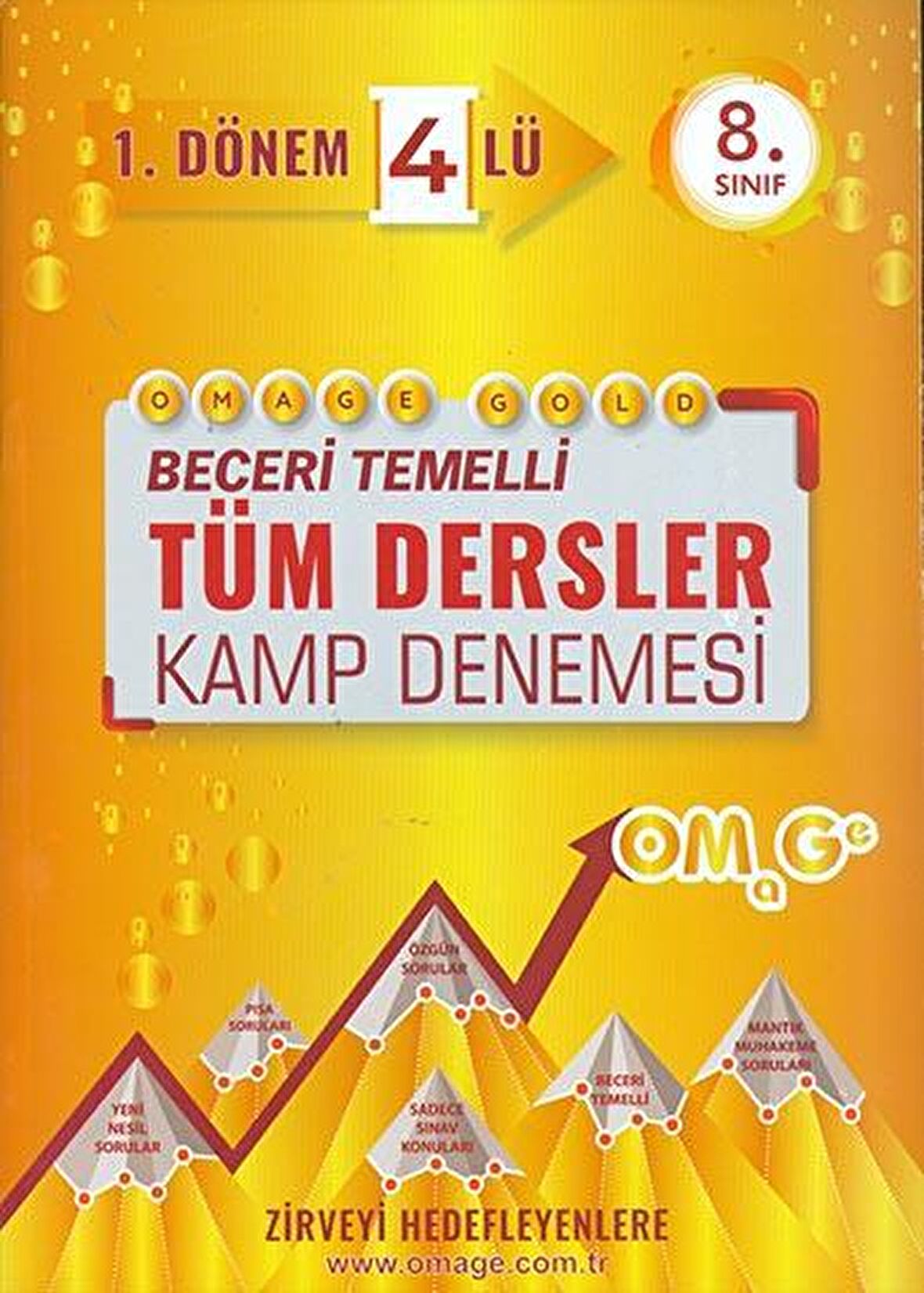 8. Sınıf Gold Tüm Dersler 4'lü Kamp Denemesi 1. Dönem