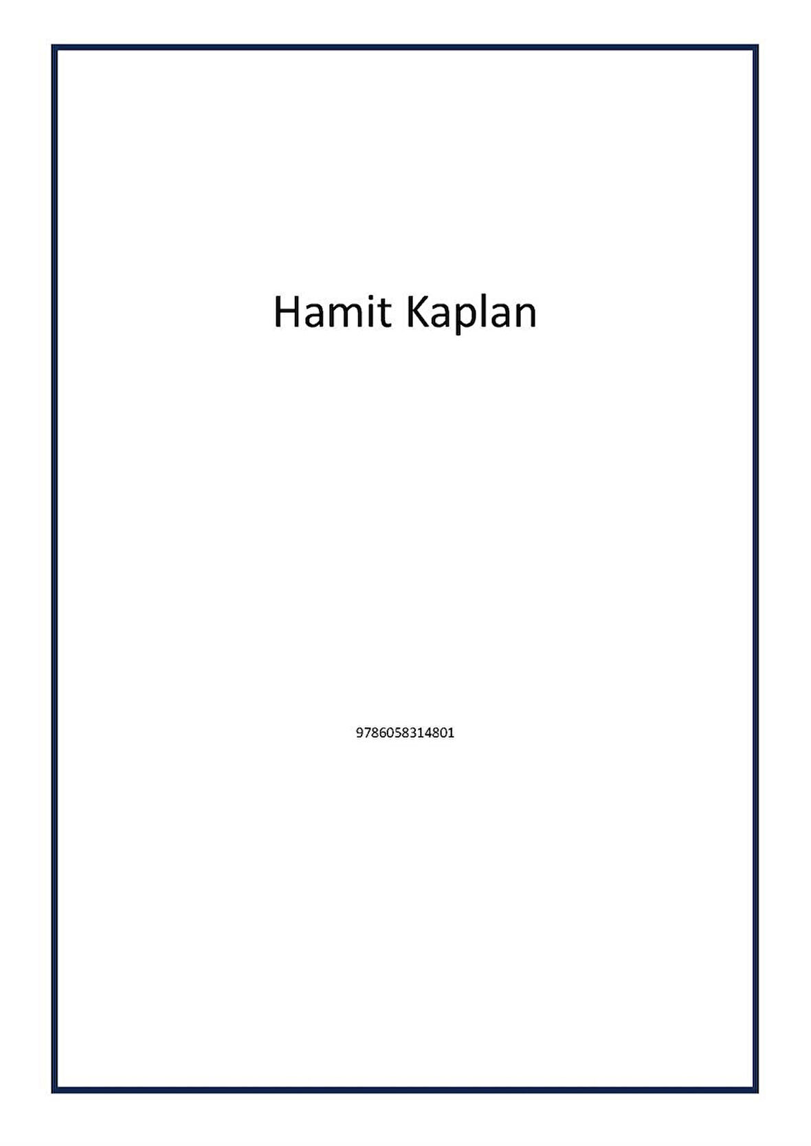 Hamit Kaplan - Fatih Türkoğlu