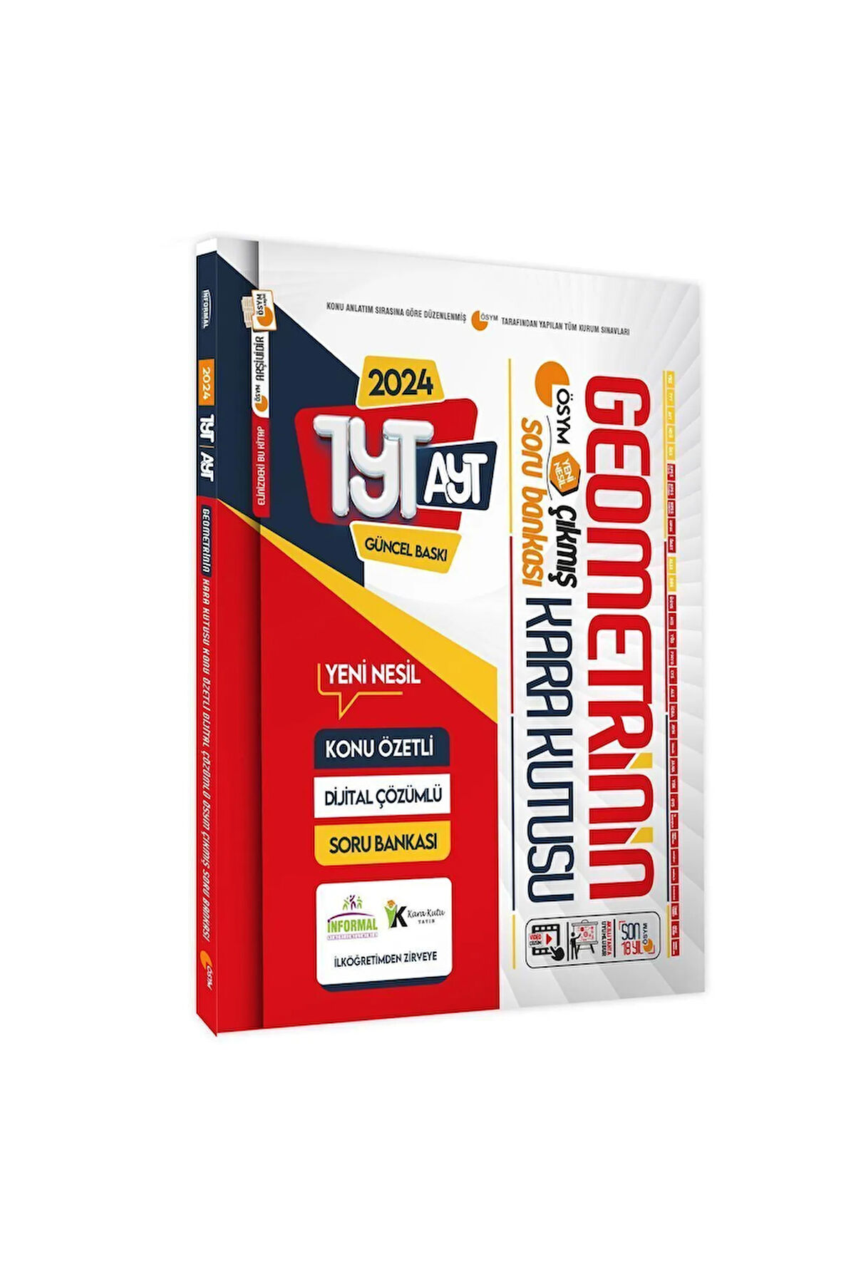 Tyt Ayt Geometrinin Kara Kutusu Çıkmış Soru Bankası Konu Özetli Dijital Çözümlü