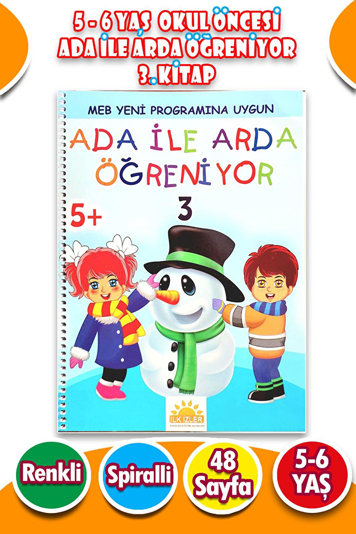 Ada ile Arda Öğreniyor Seti 3. Kitap - 48 Sayfa 