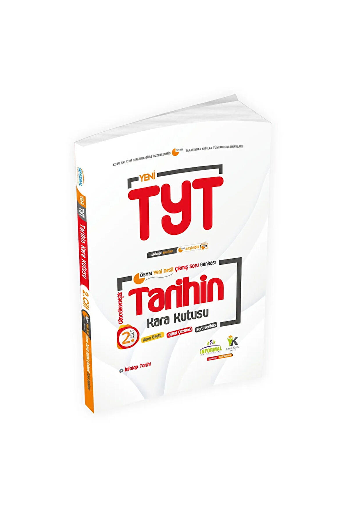 Yks-tyt Tarihin Kara Kutusu 2.cilt Dijital Çözümlü Konu Özetli Ösym Çıkmış Soru Havuzu Bankası