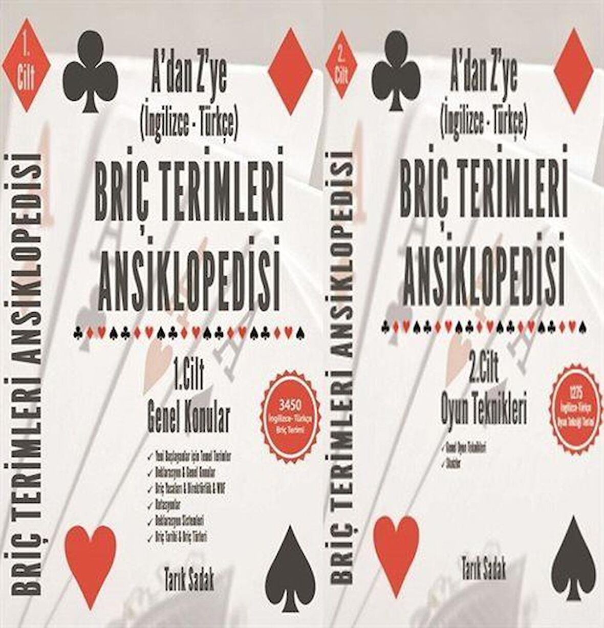 Briç Terimleri Ansiklopedisi A'dan Z' ye İngilizce Türkçe Takım (1/2 Cilt Takım) Genel Konular ve Oyun Teknikleri
