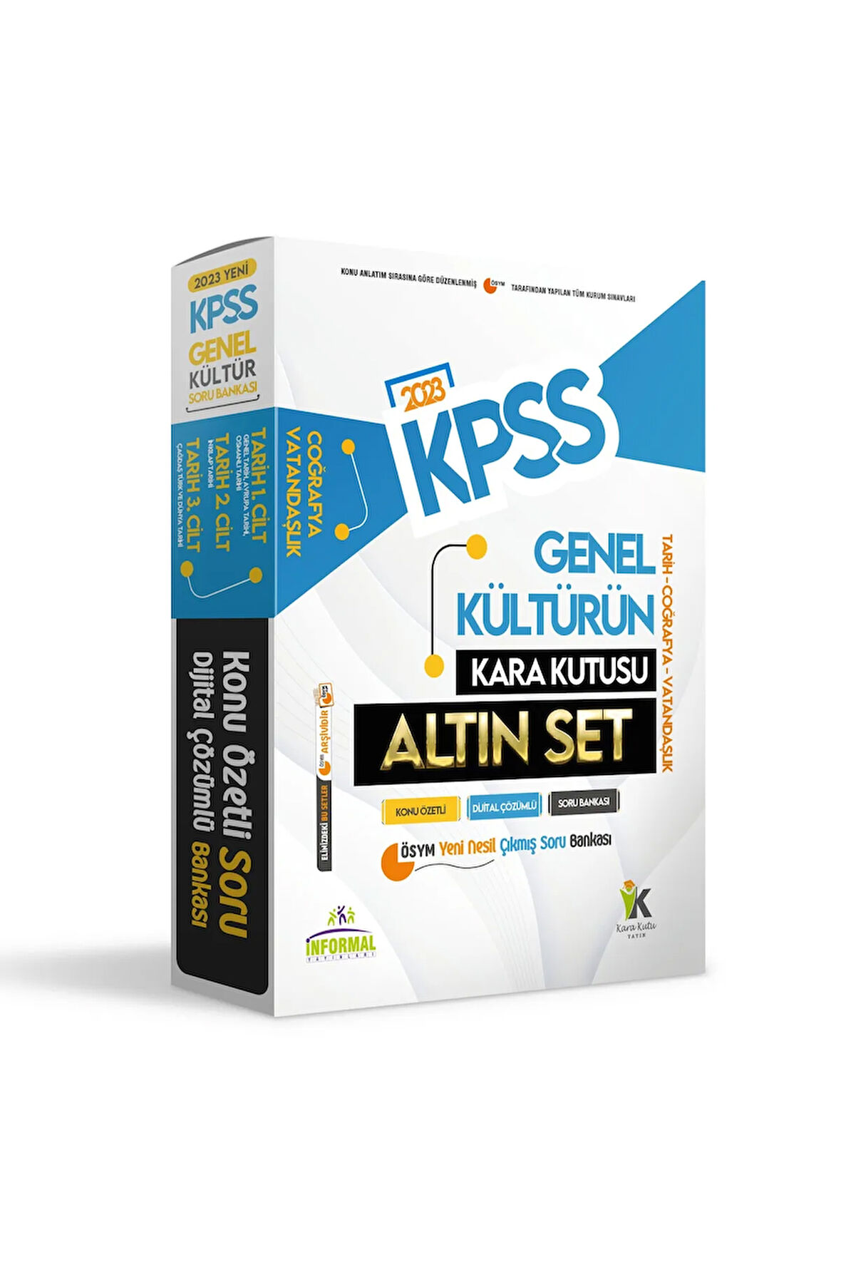 Kpss Kara Kutu Genel Kültür Altın Set Konu Özetli Dijital Çözümlü Soru Bankası