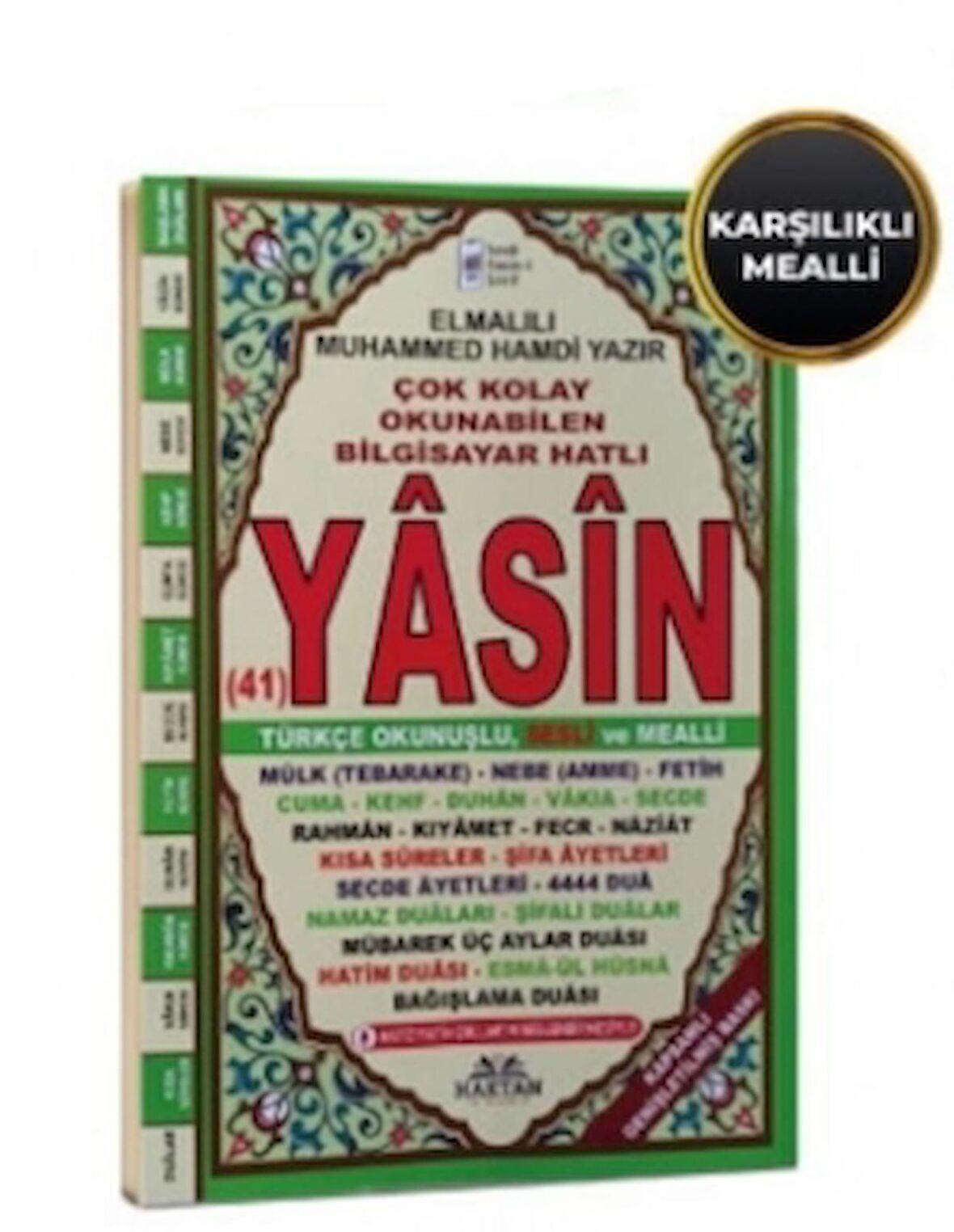 Ortaboy Fihristli Karşılıklı Mealli Yasin-i Şerif (H-67)