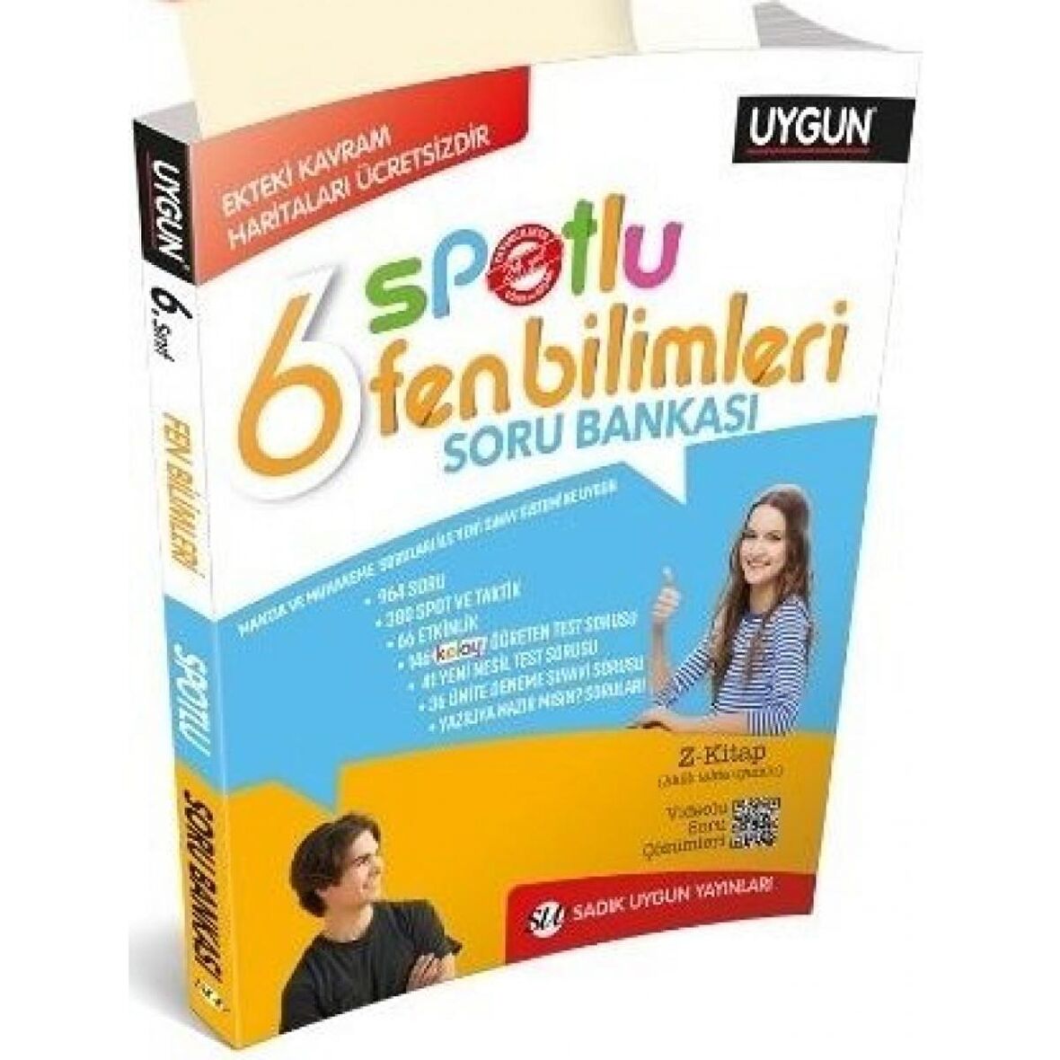 Sadık Uygun 6.Sınıf Spotlu Fen Bilimleri Soru Bankası + Kavram Haritaları