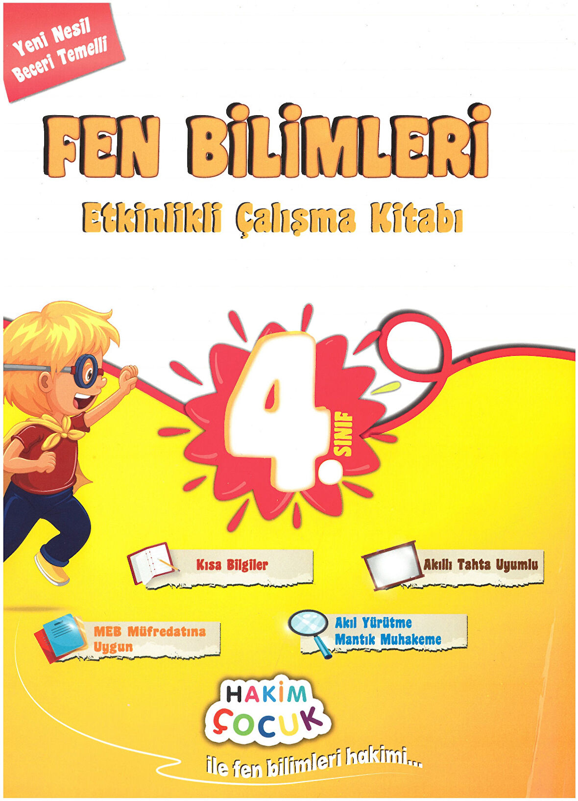 Hakim 4.Sınıf Fen Bilimleri Etkinlikli Çalışma Kitabı