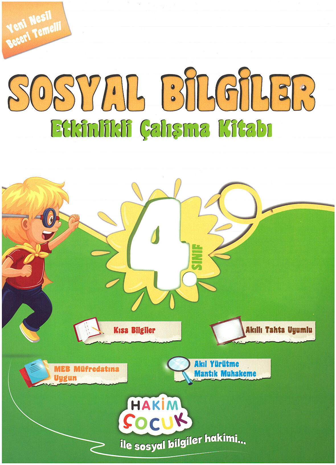 Hakim 4.Sınıf Sosyal Bilgiler Etkinlikli Çalışma Kitabı