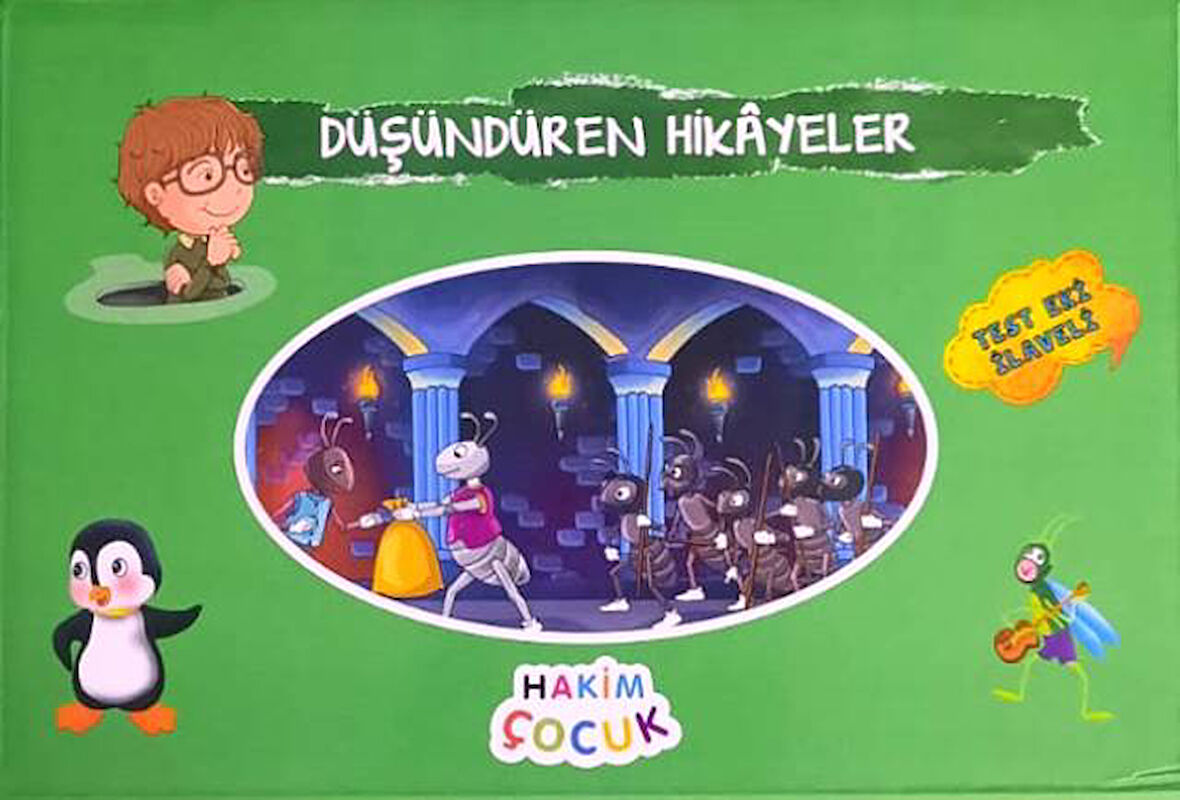 Düşündüren Hikayeler Seti (Test Eki İlaveli)