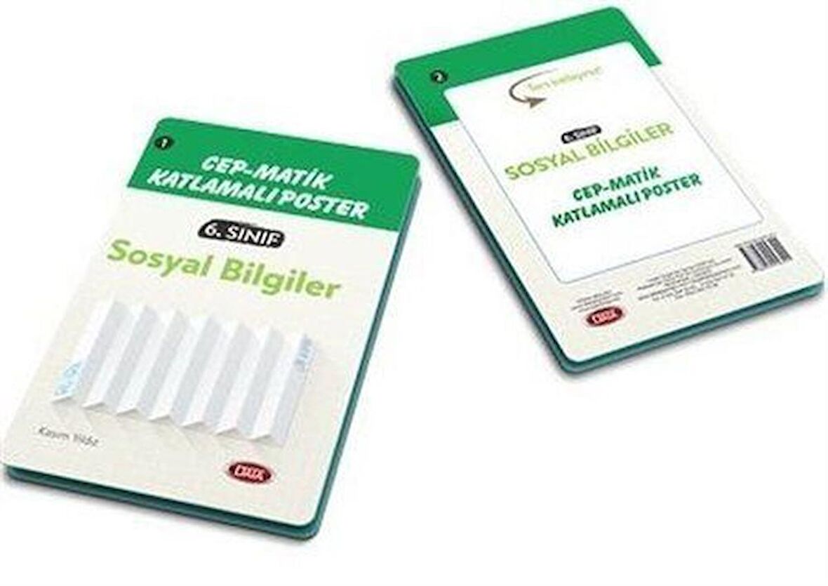 6. Sınıf Sosyal Bilgiler Cep-Matik Katlamalı Poster / Kolektif