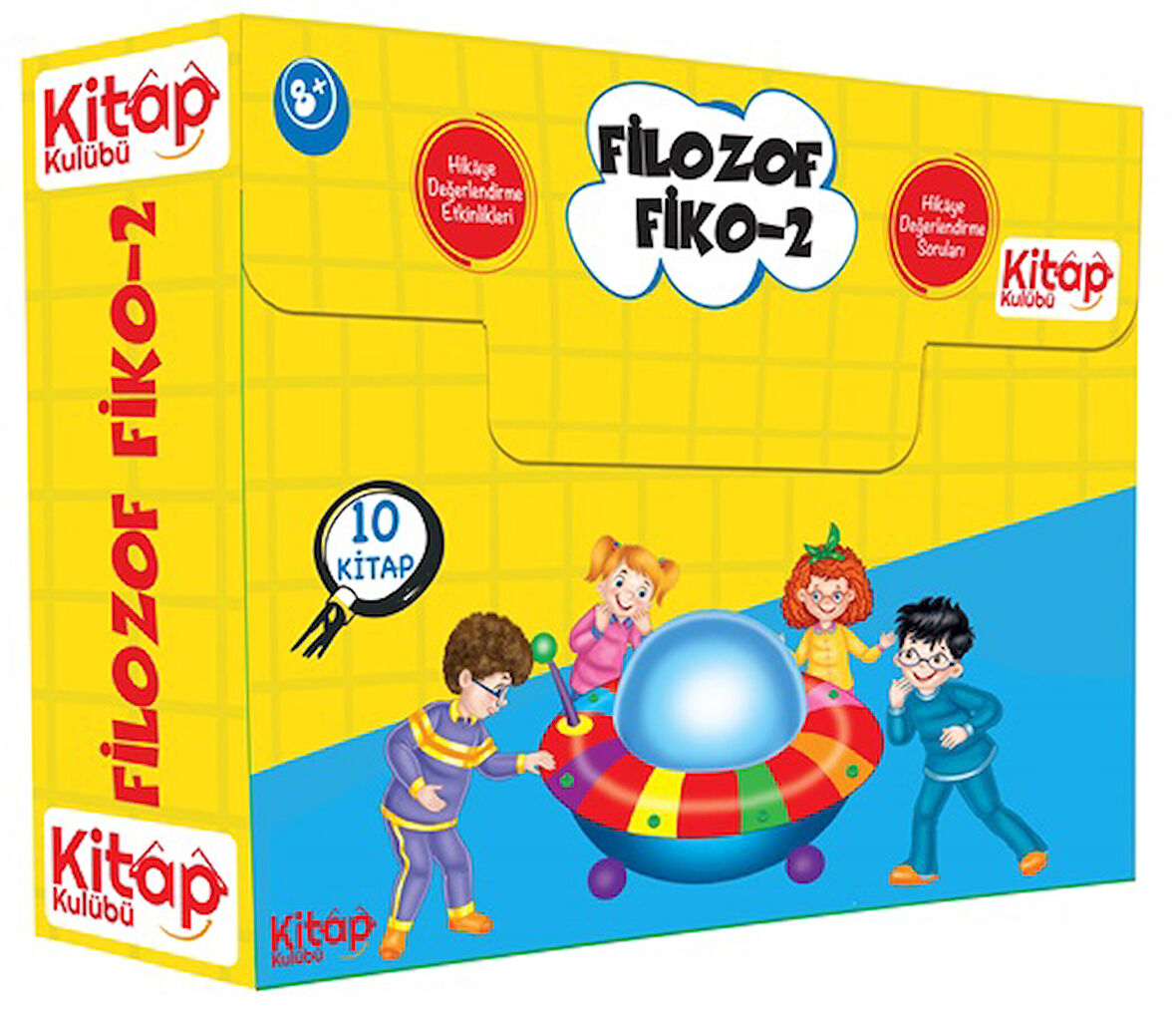 Kitap Kulübü 3. Sınıf Filozof Fiko Hikaye Seti 2 Etkinlikli Değerlendirme Testi 10 Kitap Hikaye Seti 2024
