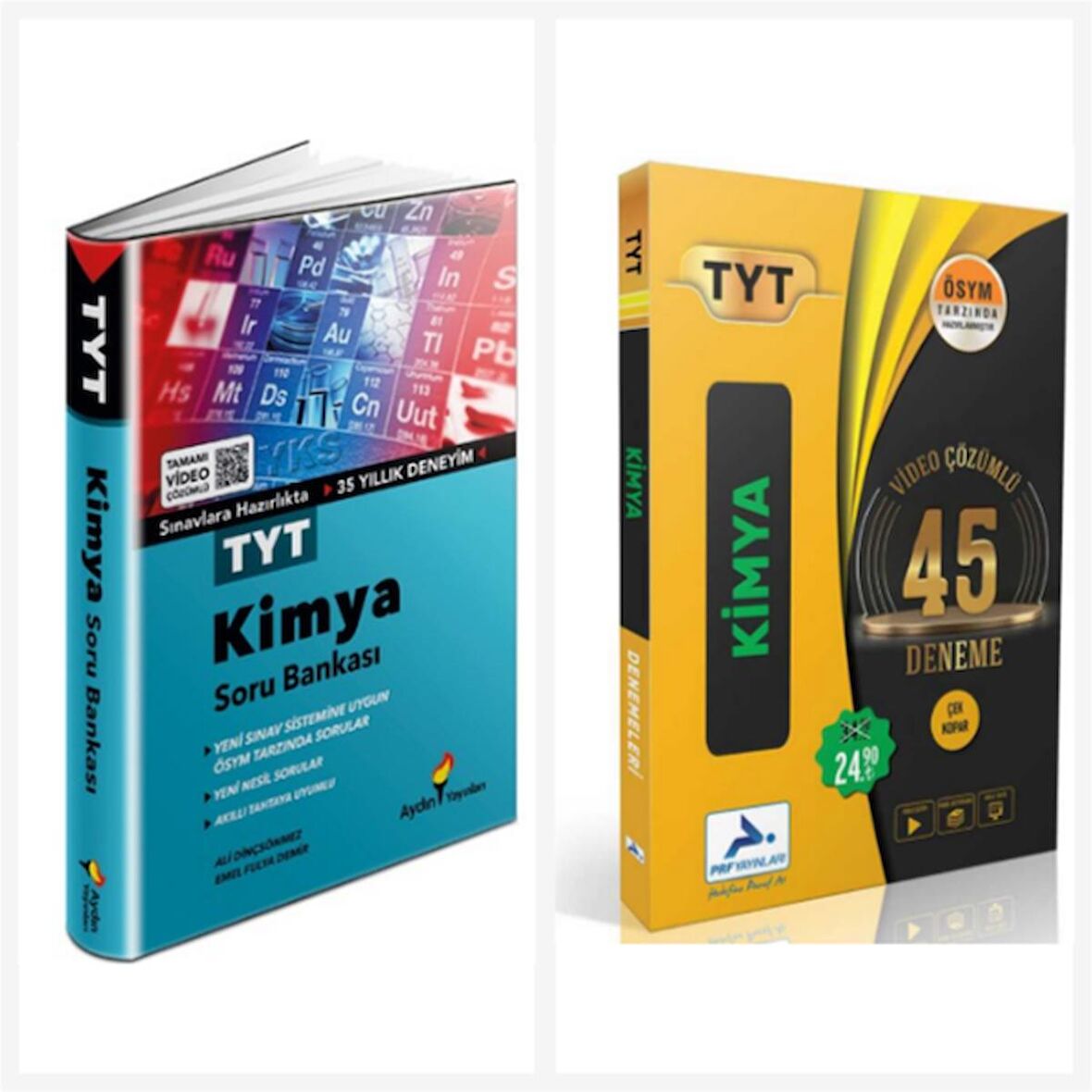 Aydın Yayınları Tyt Kimya Soru Bankası Ve Paraf Yayınları Tyt Kim