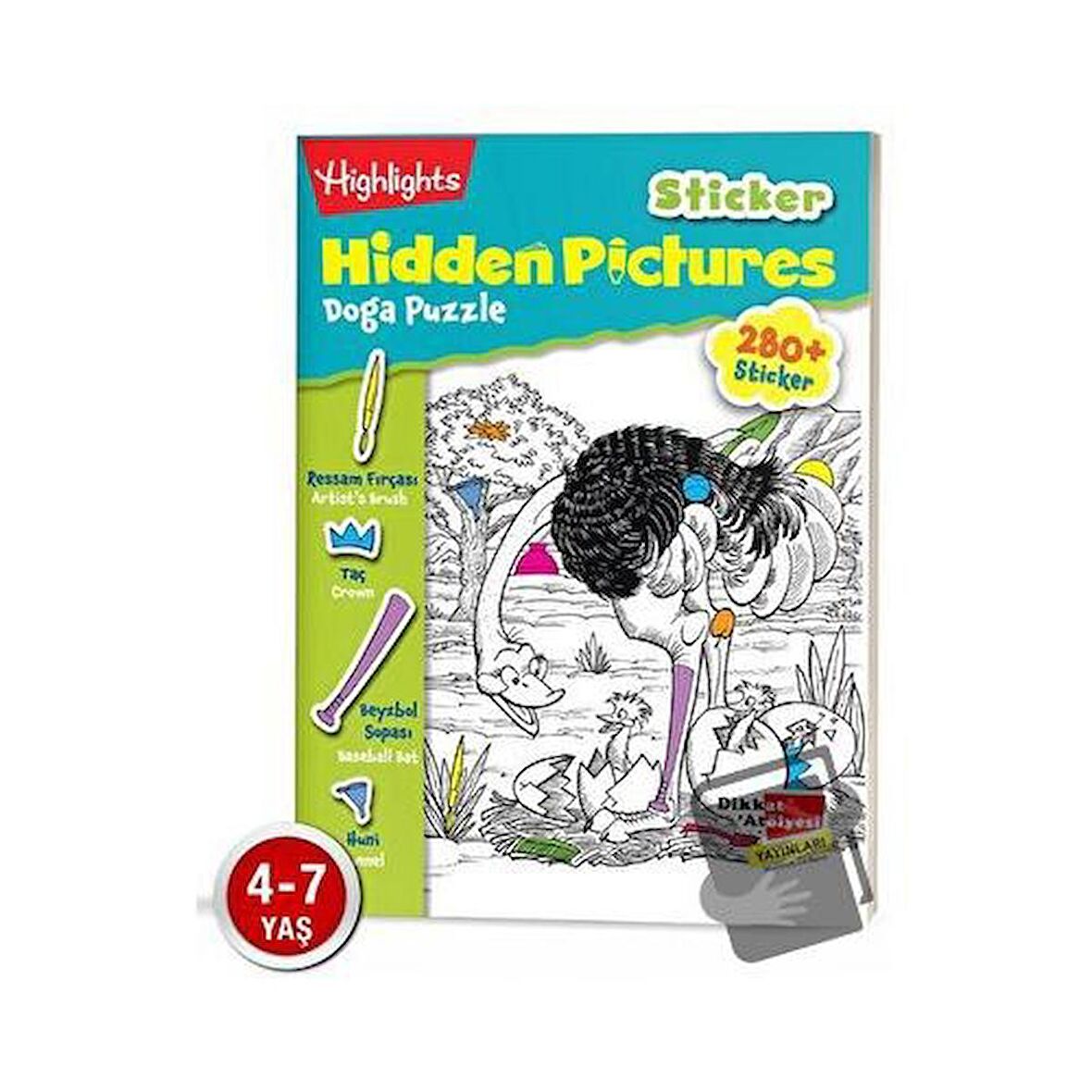 Sticker Hidden Pictures Doğa Puzzle (Tek Kitap)