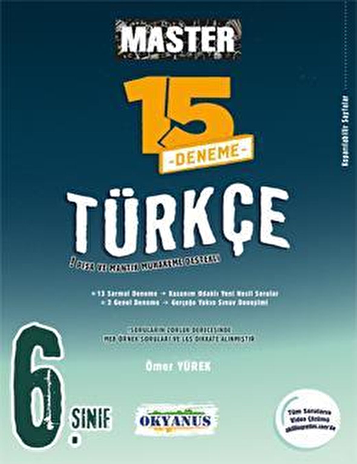 6. Sınıf Master 15 Türkçe Denemesi