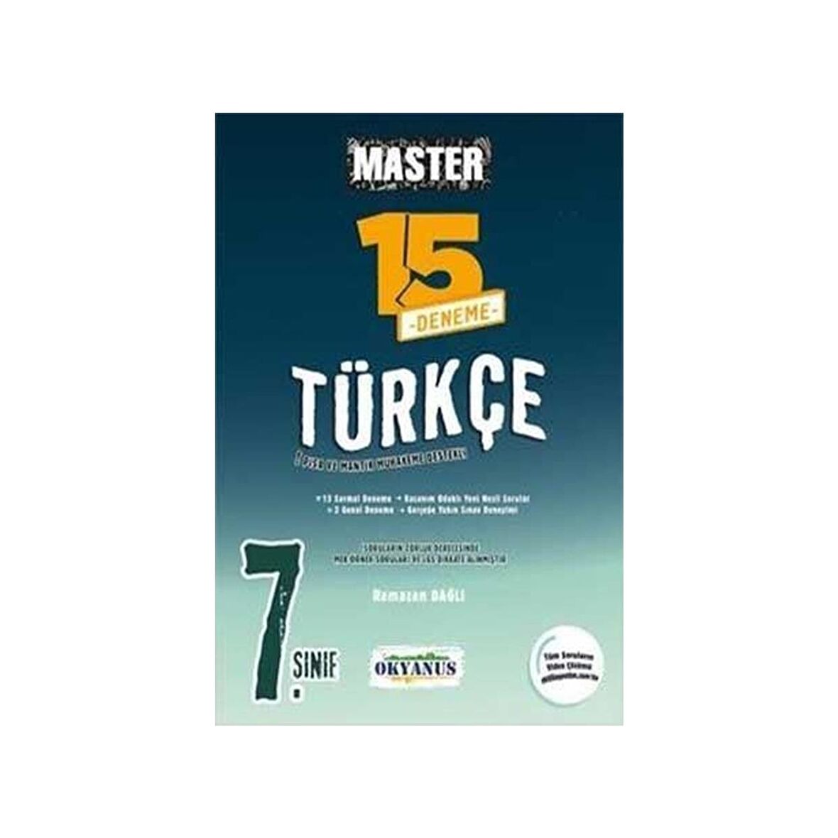 7. Sınıf Türkçe Master 15 Türkçe Deneme