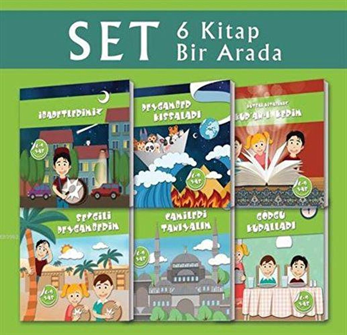 6-9 Yaş Evde Karakter Eğitimi Seti (6 Kitap)