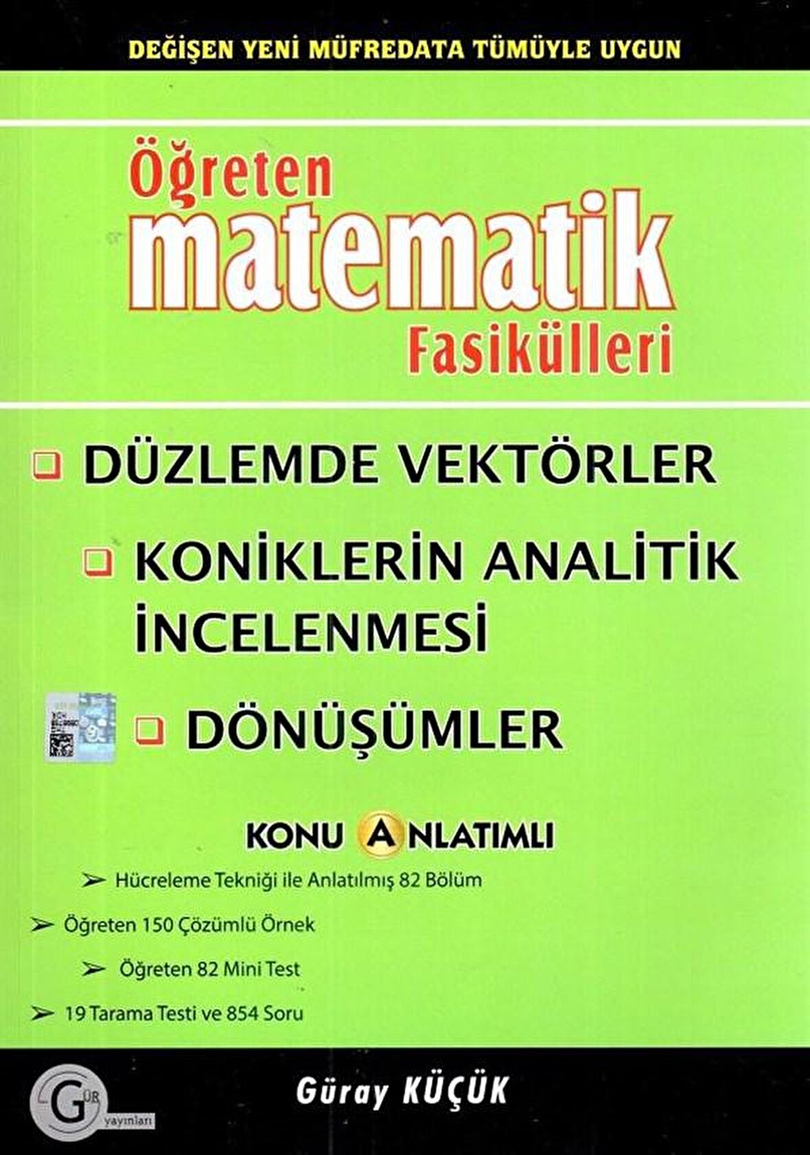 Öğreten Matematik Fasikülleri Düzlemde Vektörler Koniklerin Analitik İncelenmesi Dönüşümler Konu Anlatımlı