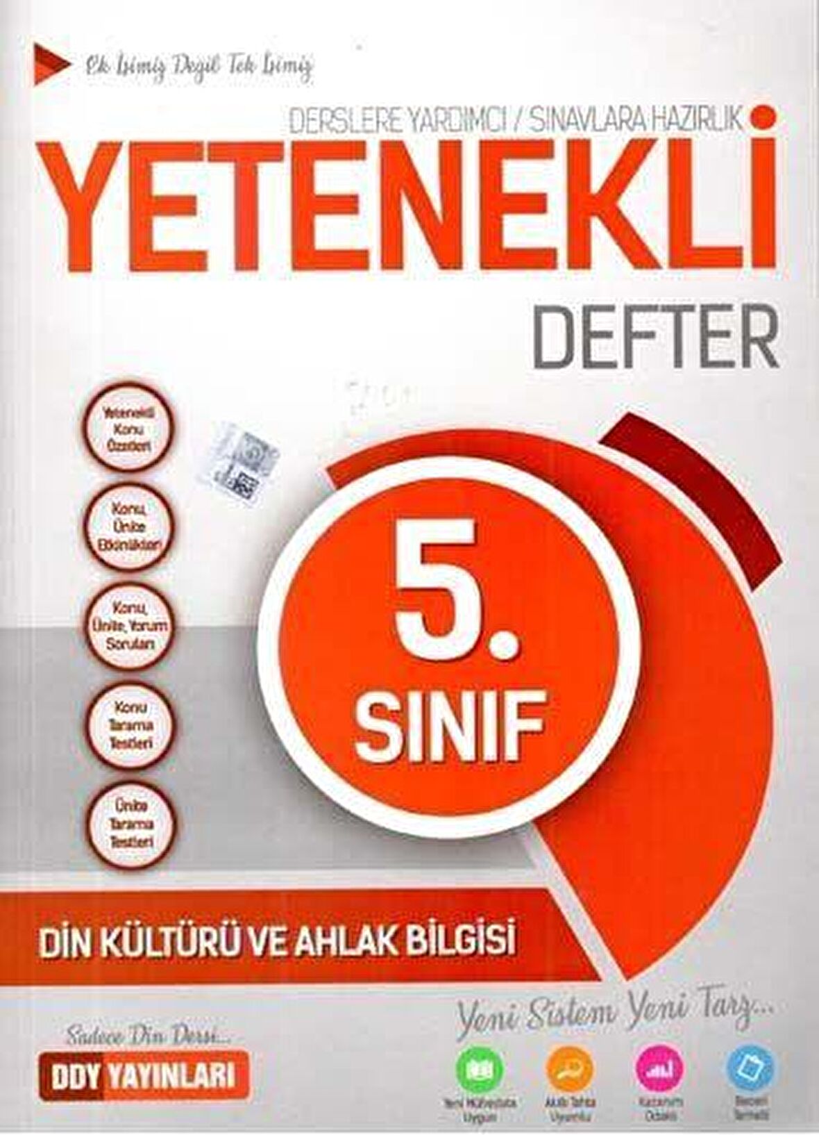 DDY 5.SINIF DİN KÜLTÜRÜ VE AHLAK BİLGİSİ YETENEKLİ DEFTER