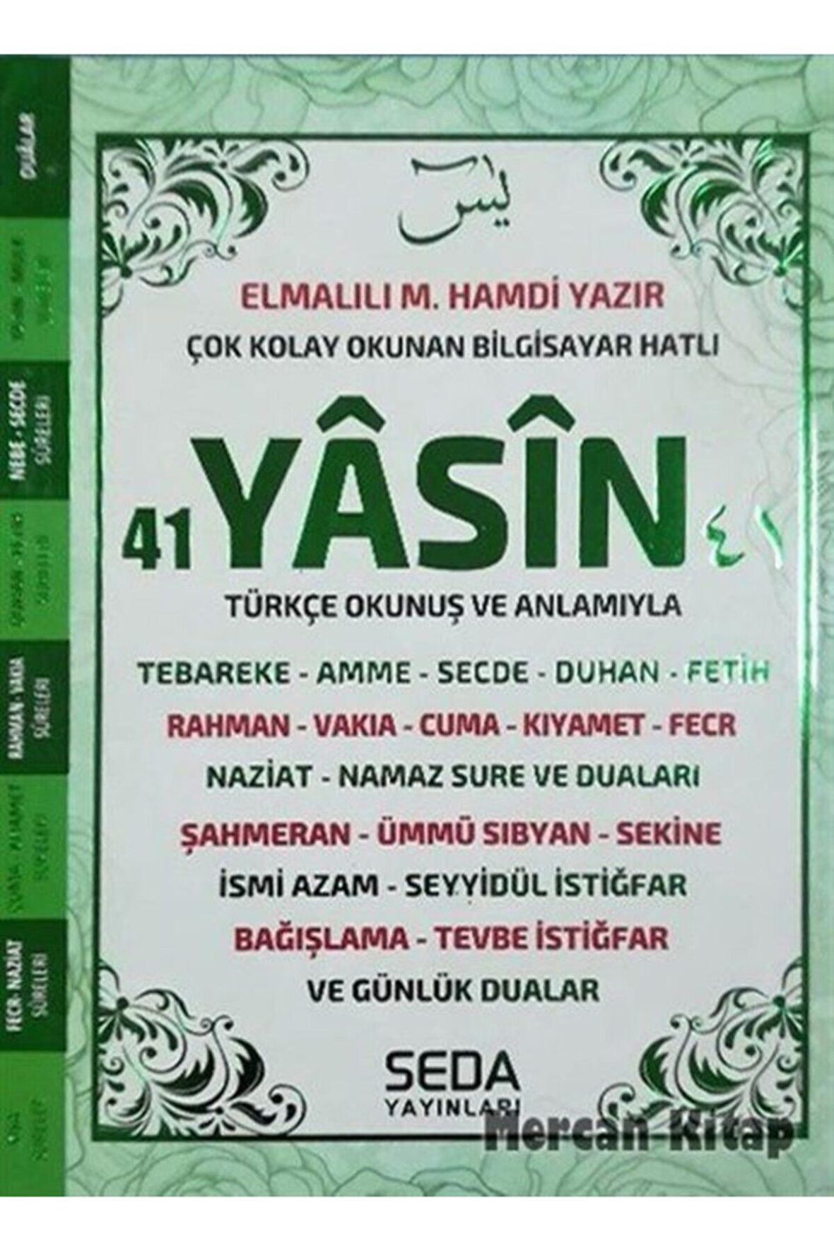 41 Yasin Çanta Boy Yeşil Renkli Kod(198)