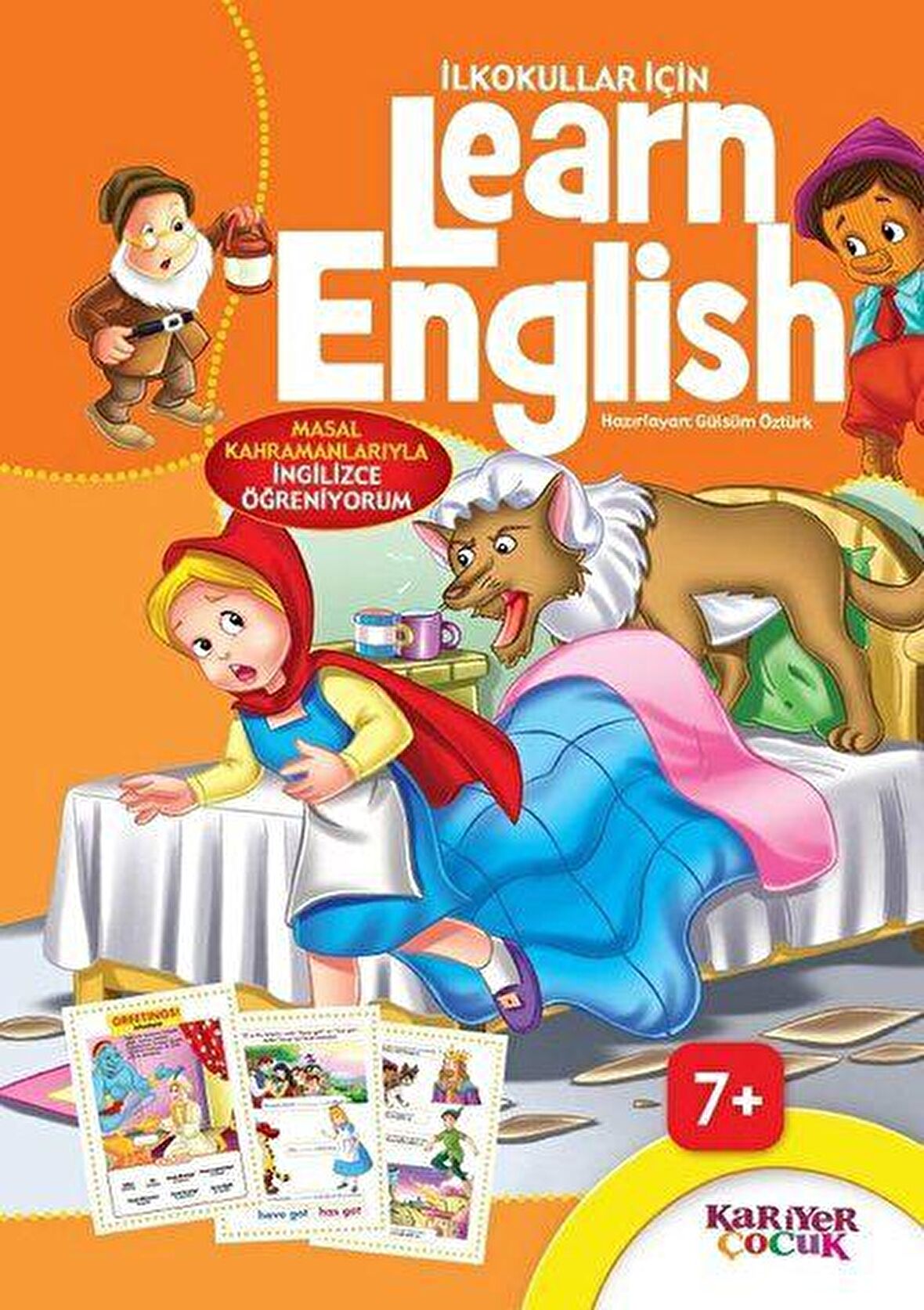 İlkokullar İçin Learn English (Turuncu)