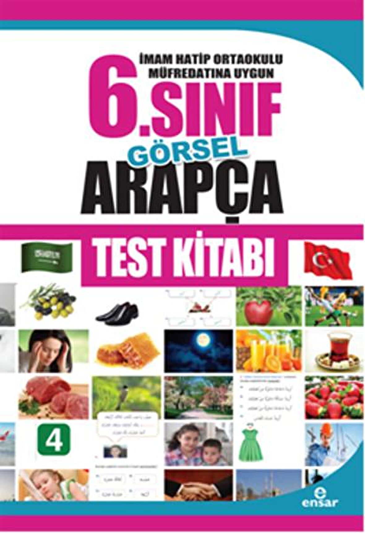 İmam Hatip Ortaokulu Müfredatına Uygun 6. Sınıf Görsel Arapça Test Kitabı