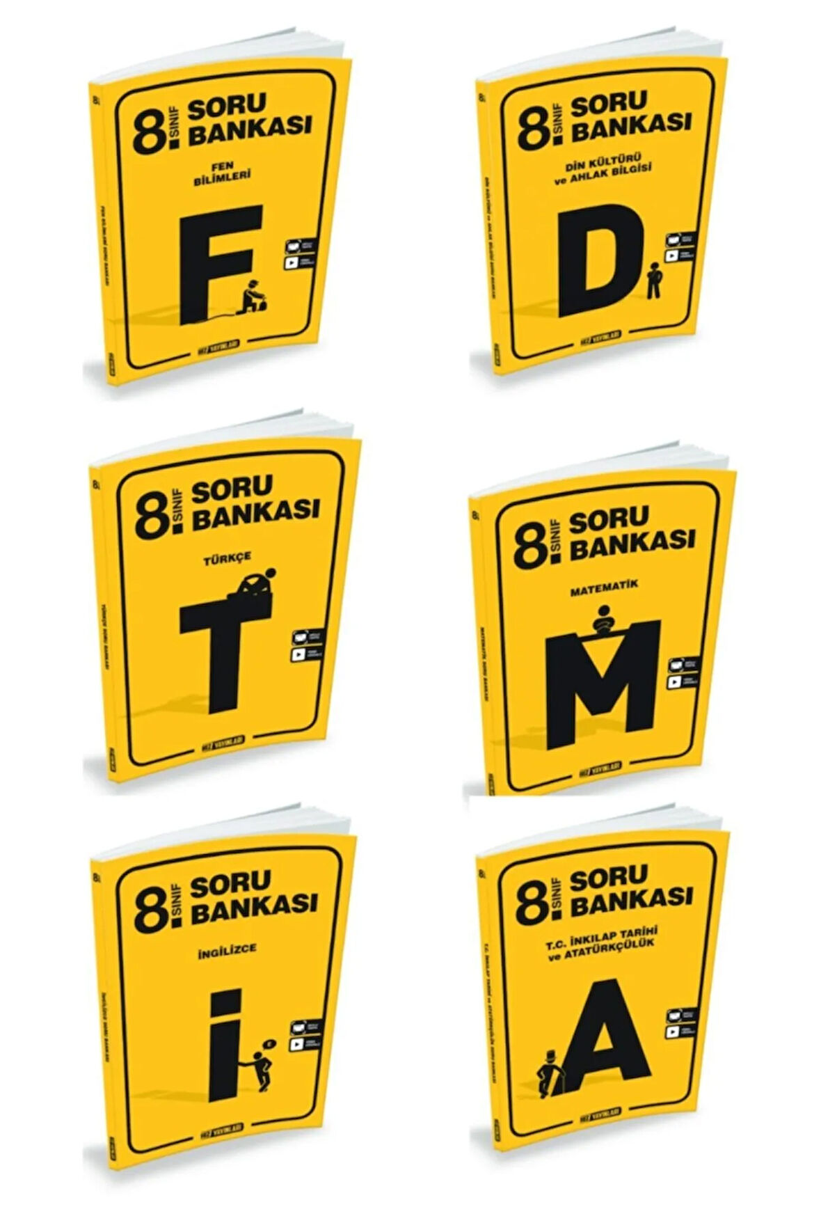 Lgs 8. Sınıf Soru Bankası Tam Set 6 Kitap