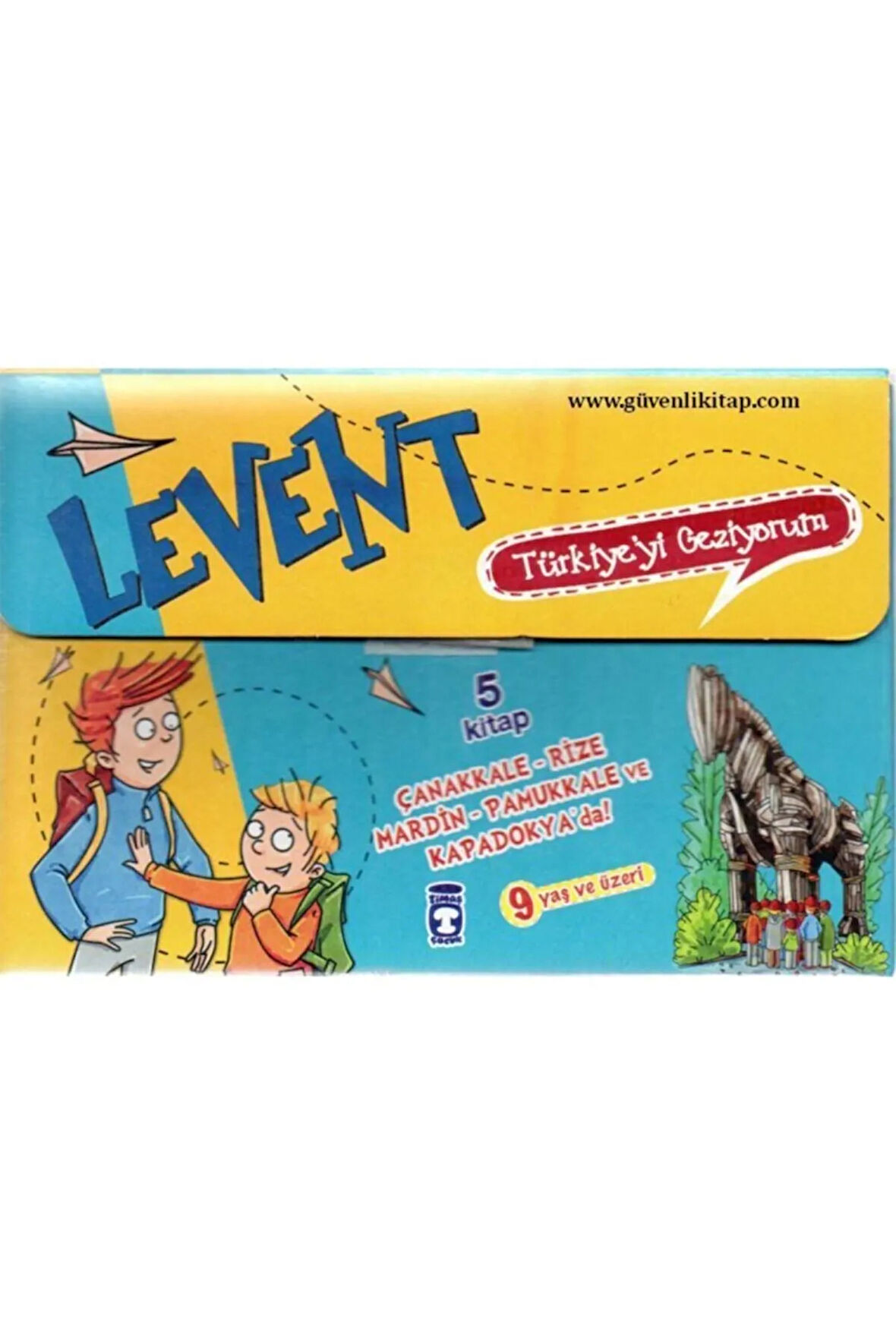 Levent - Türkiye`yi Geziyorum Seti 5 Kitap Takım Timaş Yayınları