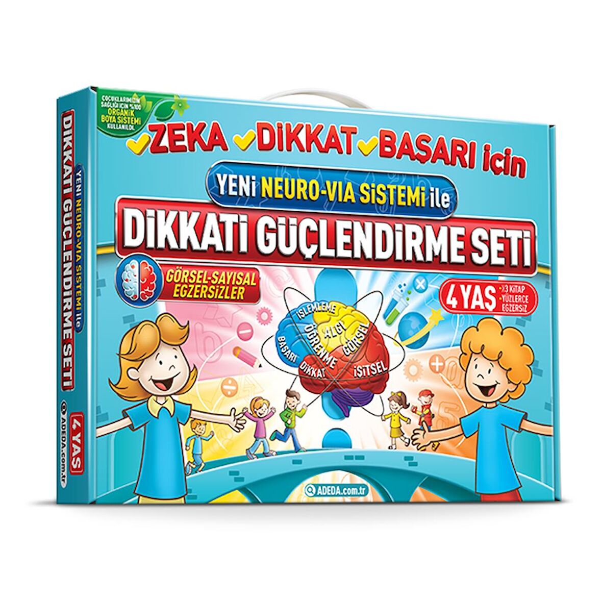 Adeda 4 Yaş Dikkat Güçlendiren Set - 4 yaş için dikkat güçlendiren set