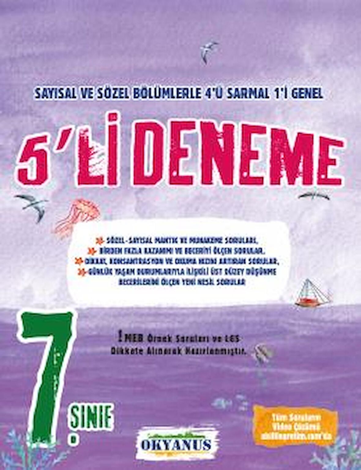 Okyanus 7.Sınıf 5'li Deneme Seti - Okyanus 7.Sınıf Deneme