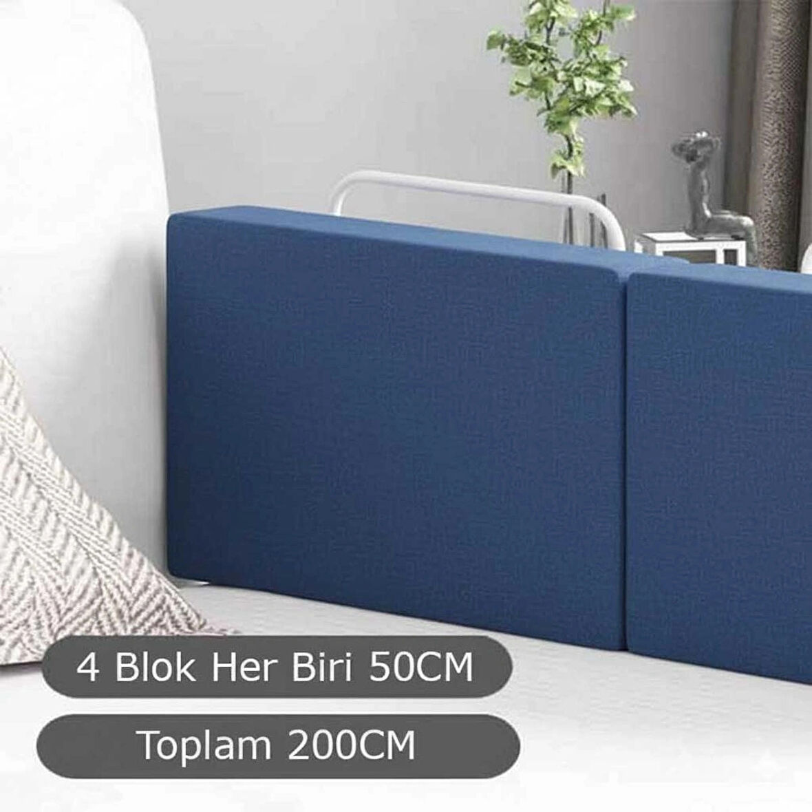 200 Cm Serenity Xl Yeni Nesil Yatak Bariyeri Korkuluğu (4 Blok)