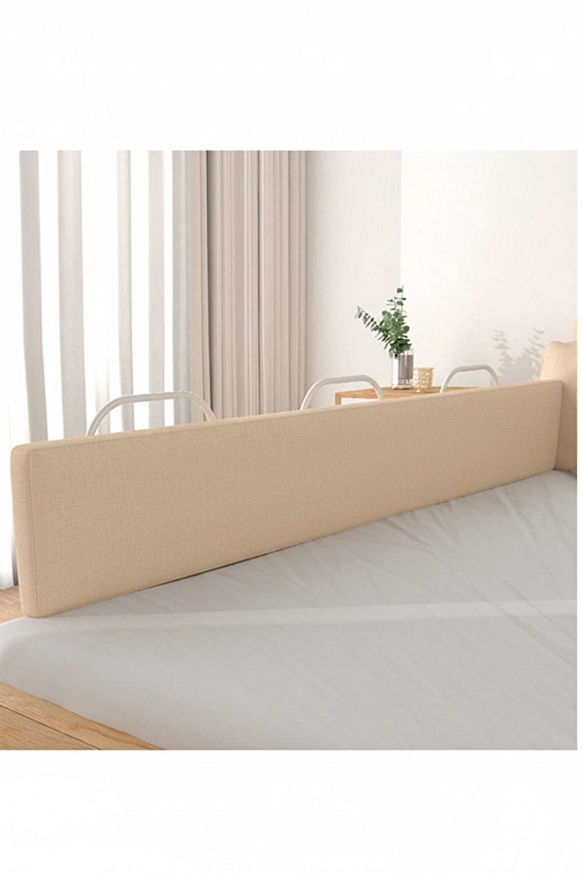 PRO Yumuşak Bebek Güvenlik Yatak Bariyeri Yatak Korkuluğu 200 Cm Tek Parça