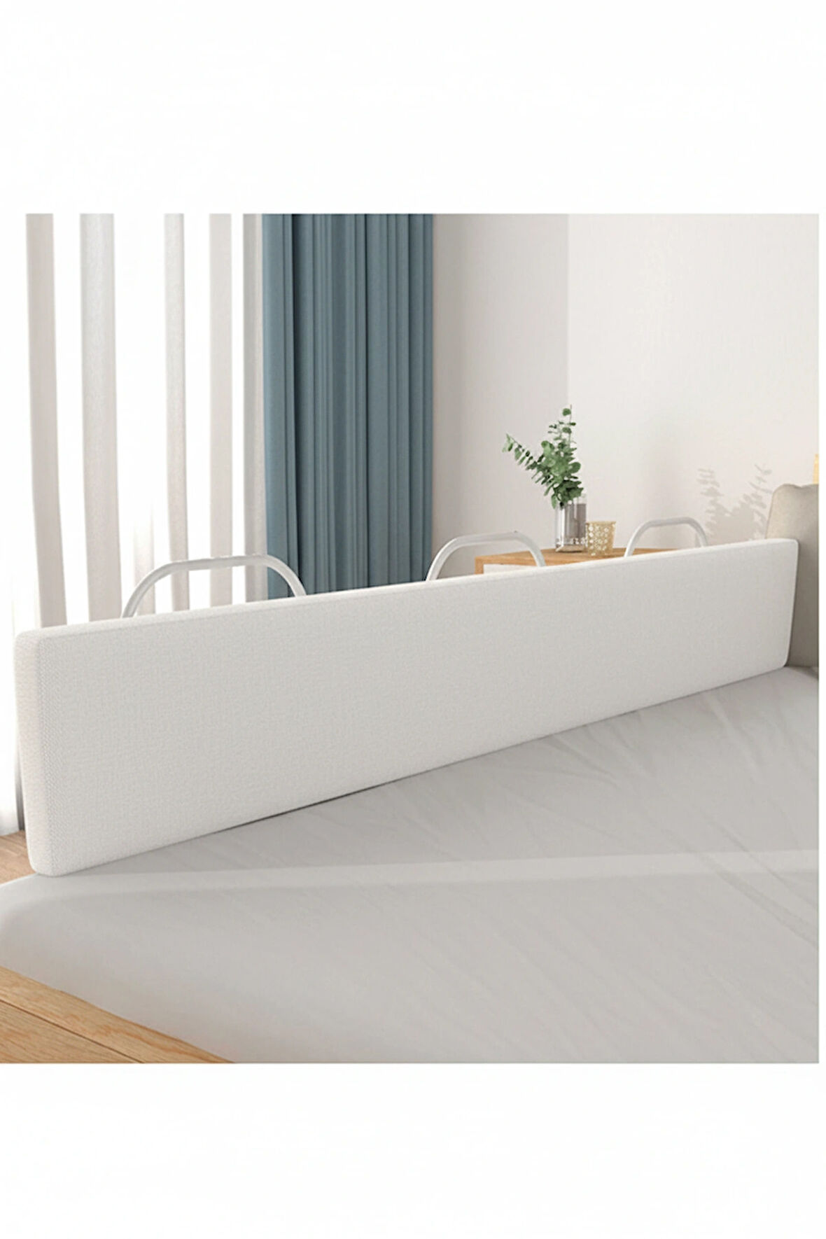 PRO Yumuşak Bebek Güvenlik Yatak Bariyeri Yatak Korkuluğu 200 Cm Tek Parça