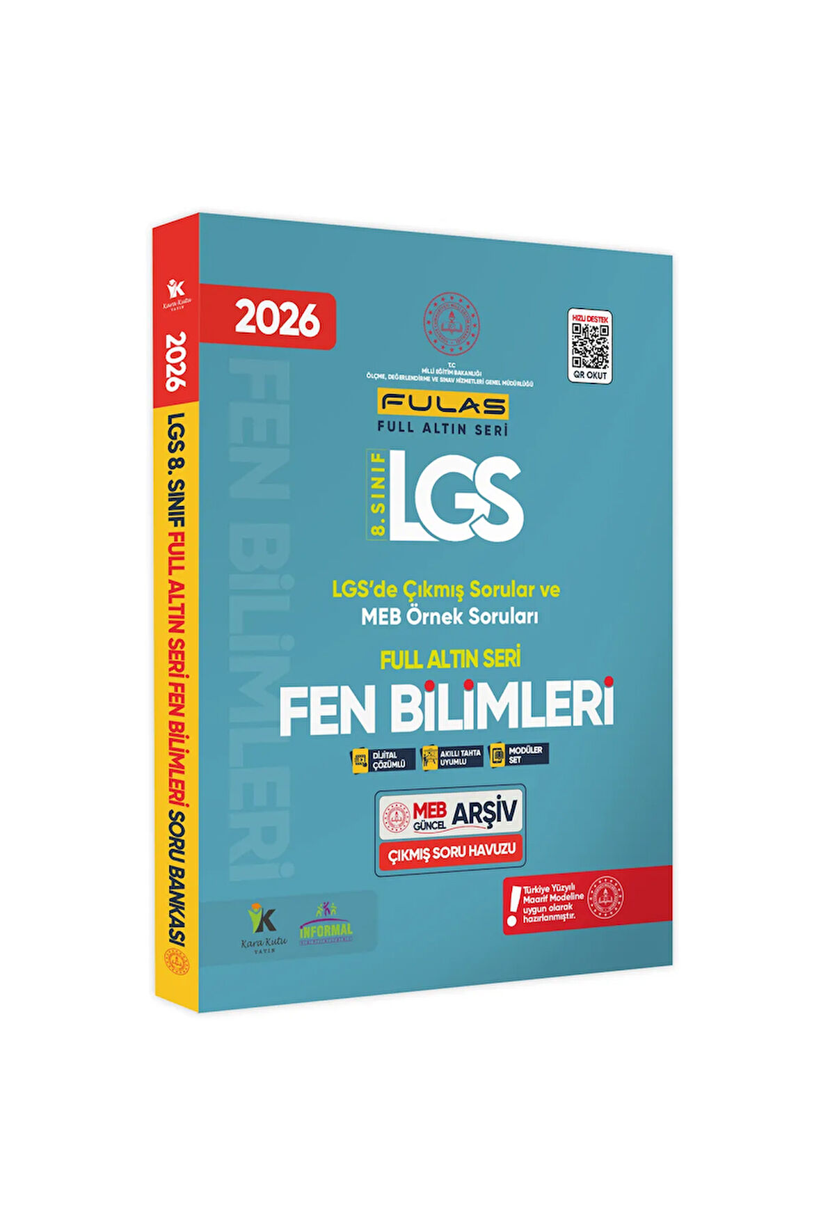 2026 8.sınıf Full Lgs Altın Seri Fen Bilimleri Meb Çıkmış Soru Bankası Modüler Seti