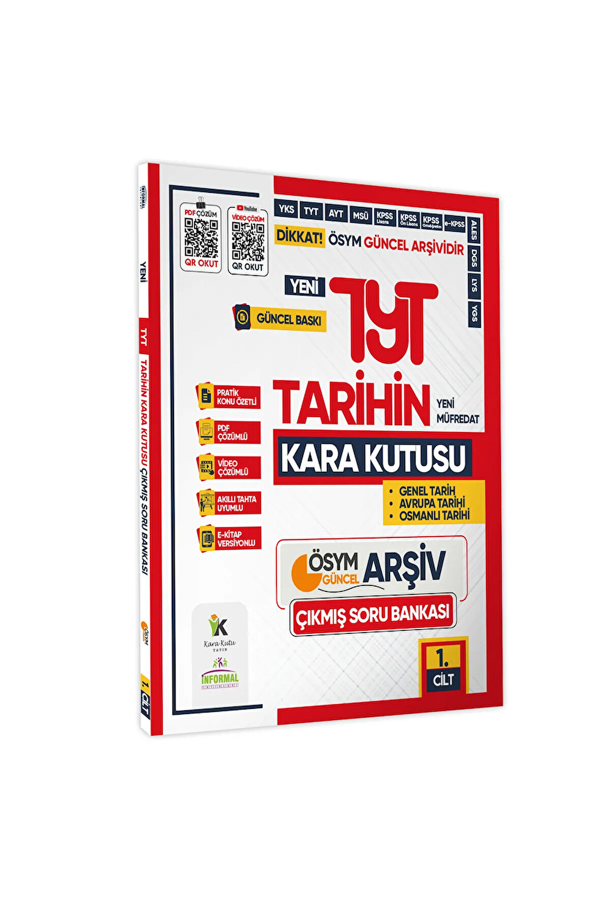 2025 Tyt Tarihin Kara Kutusu Ösym Çıkmış Soru Bankası 2li Modüler Set Konu Özetli Dijital Çözümlü