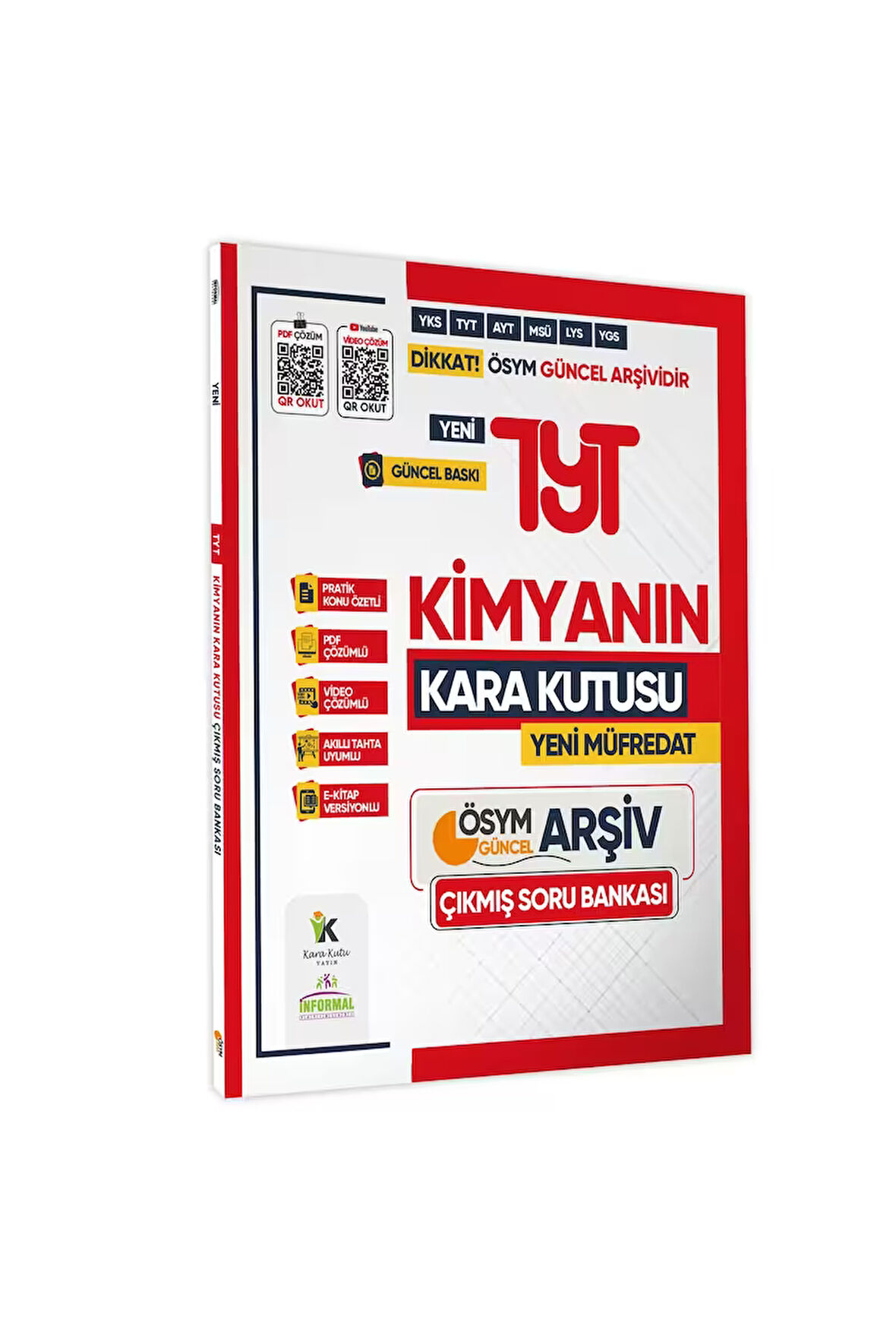 2025 YKS-TYT KİMYANIN Kara Kutusu ÖSYM Çıkmış Soru Havuzu Bankası Konu Özetli Video/PDF Çözümlü