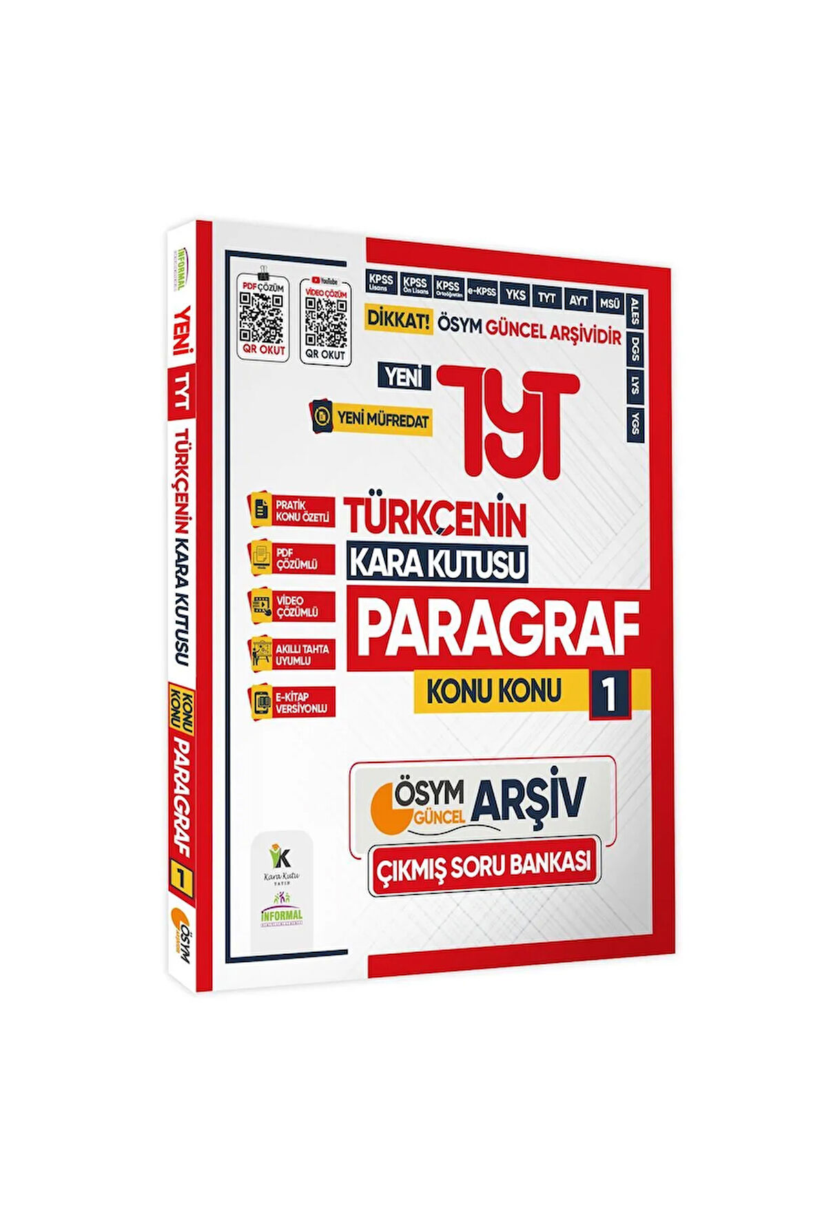 2025 Yks-tyt Türkçenin Kara Kutusu Paragraf 1 Konu Konu Ösym Çıkmış Soru Bankası