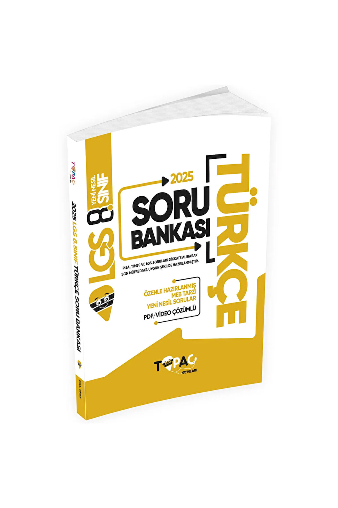 2025 8.Sınıf LGS Topaç Yayınları Türkçe-DKAB-Matematik-Fen Bilimleri Özgün Soru Bankası Seti Çözümlü