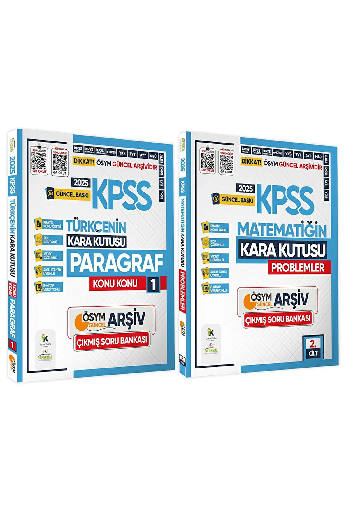 2025 Kpss Kara Kutu Paragraf Ve Problemler Çıkmış Soru Bankası 2li Set Konu Özetli