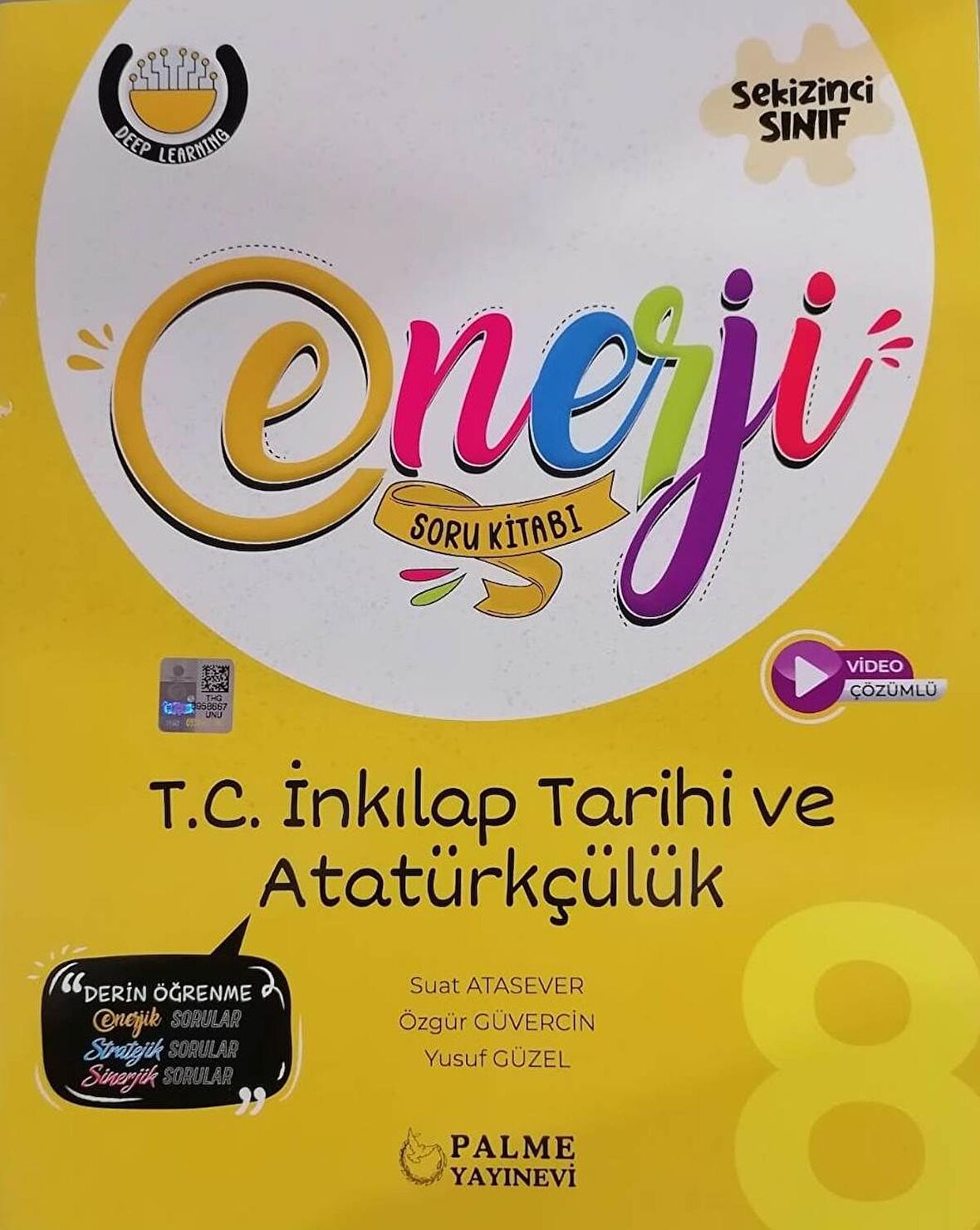 Palme 8.Sınıf LGS Enerji İnkılap Tarihi Sarı Kapak Güncel Soru Bankası - Yenibsk