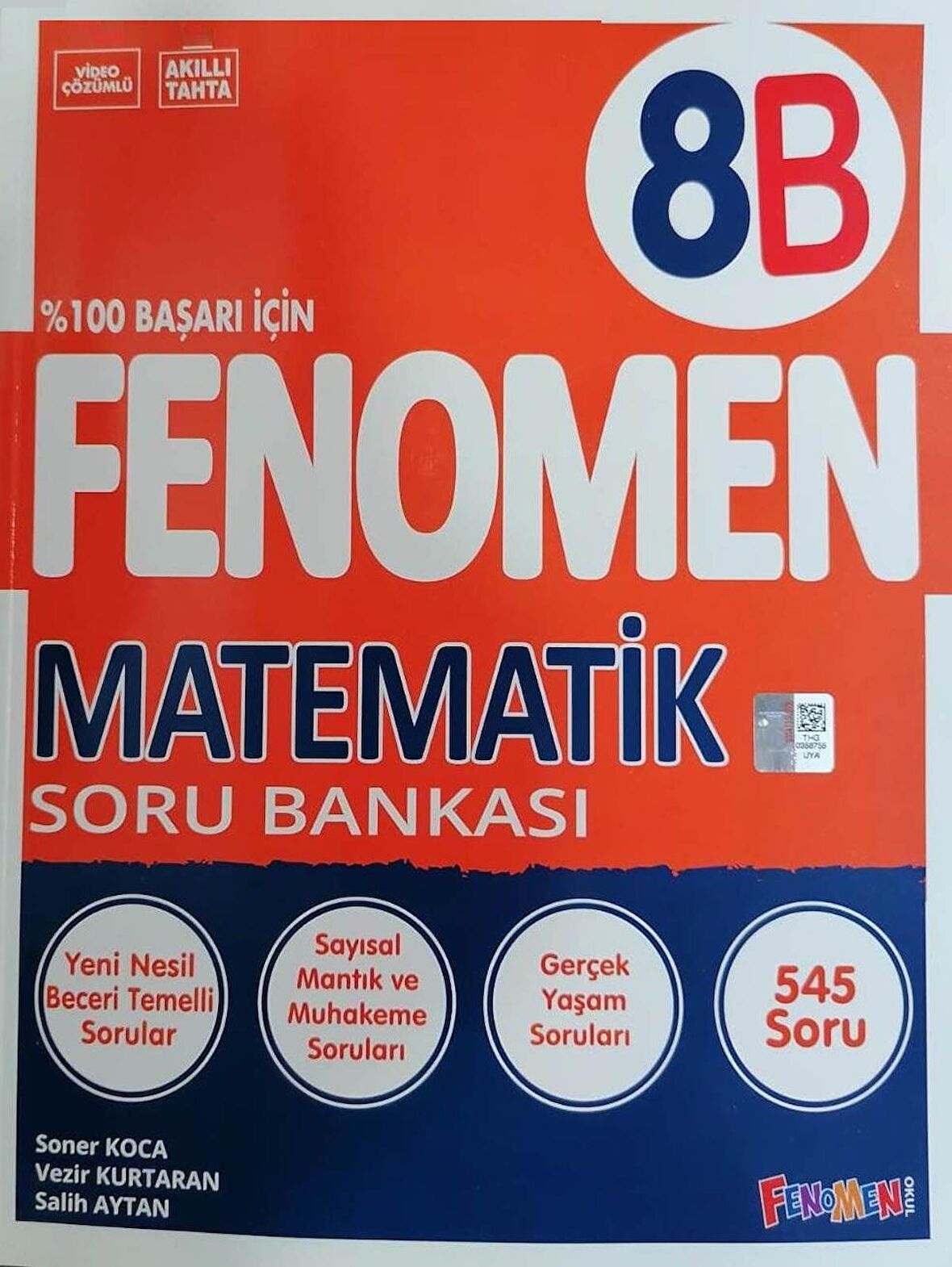 Fenomen 8.Sınıf LGS Yeni Baskı Matematik - B Soru Bankası  