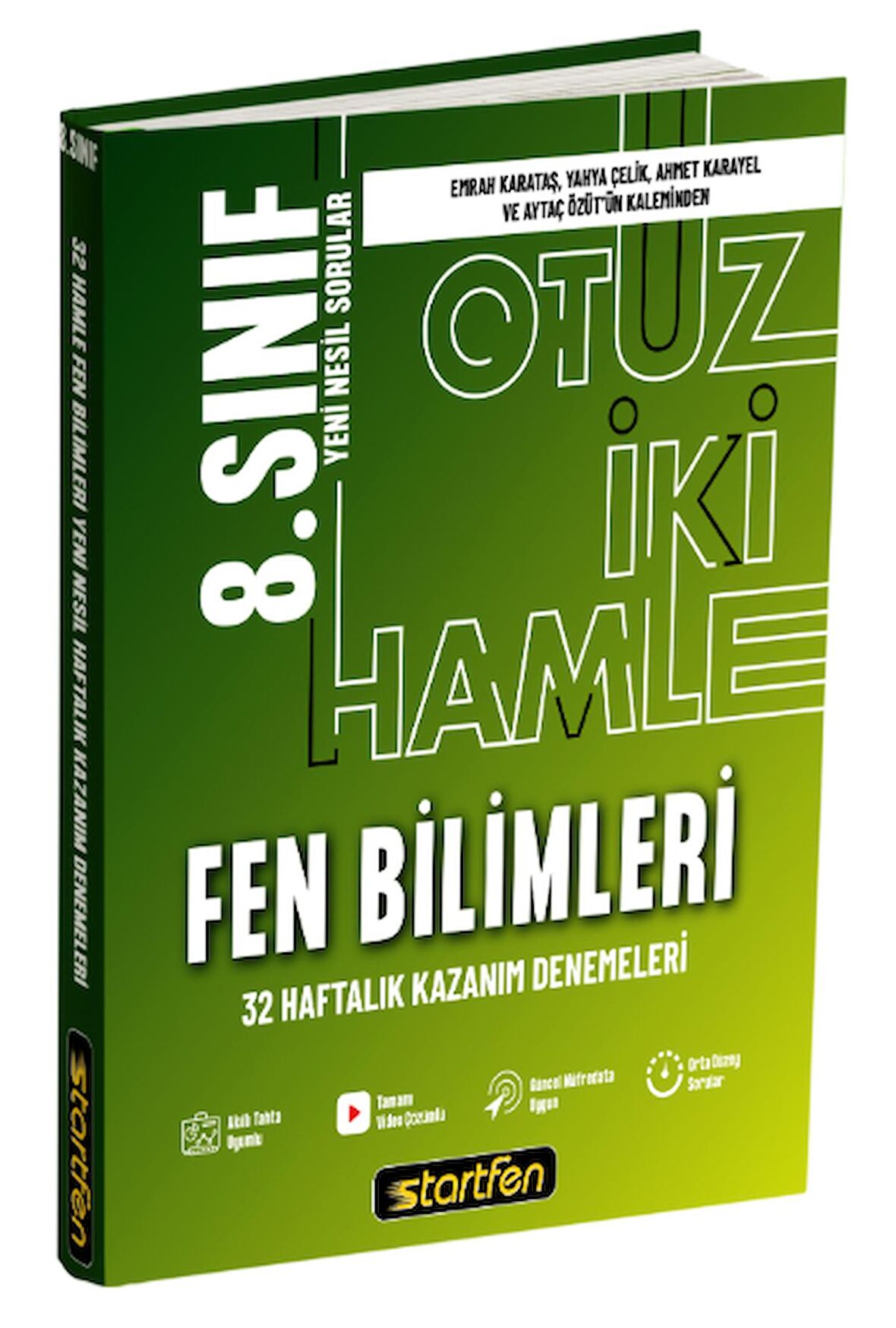 Startfen 8.Sınıf LGS Fen Bilimleri 32 Hamle Kazanım Denemeleri - Yeni