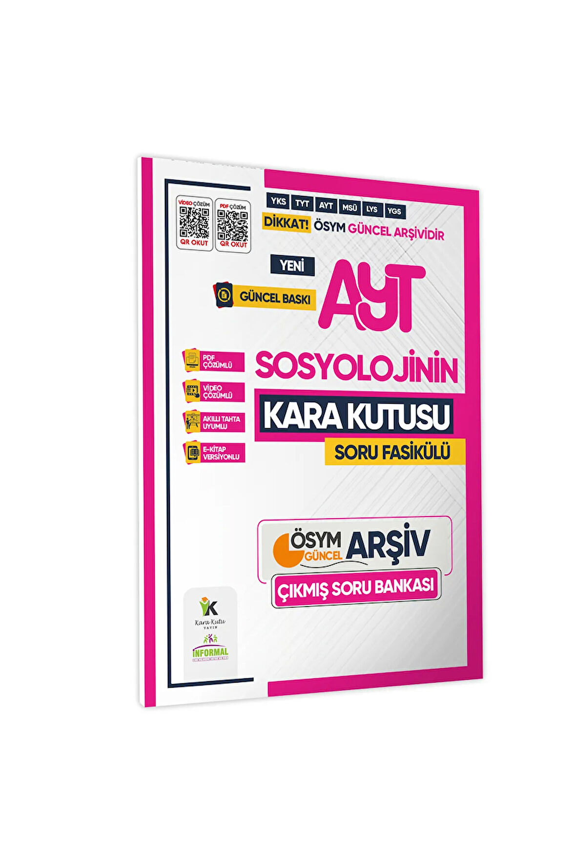 2025 Yks-ayt Sosyolojinin Kara Kutusu Ösym Çıkmış Soru Havuzu Bankası Konu Özetli Dijital Çözümlü