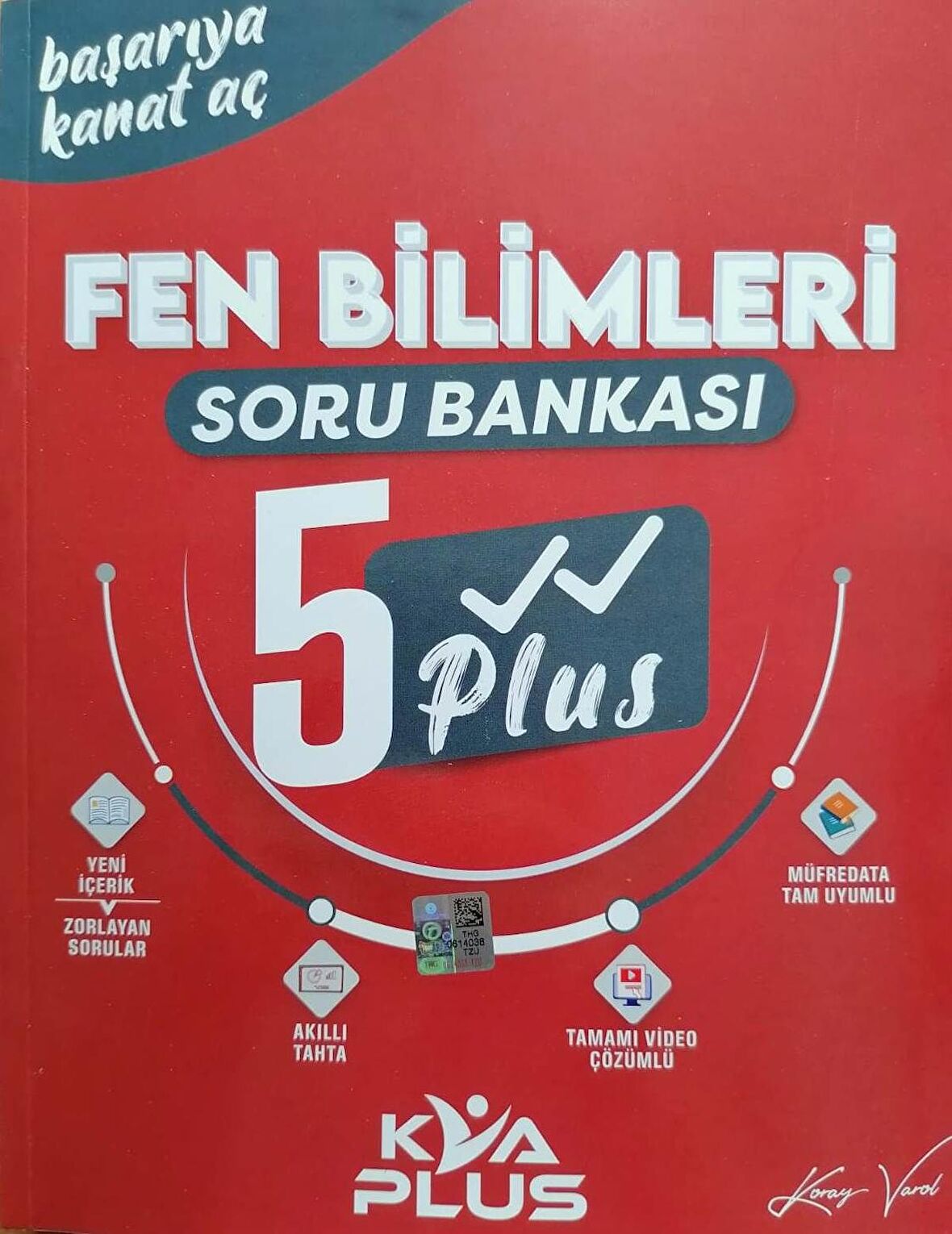 Koray Varol KVA Plus 5.Sınıf Fen Bilimleri Soru Bankası Kırmızı Seri