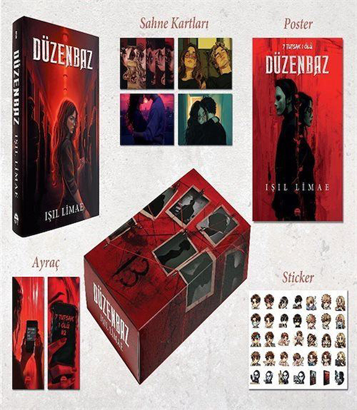 Düzenbaz 7 Tutsak 1 Ölü (Ciltli Kutulu) / Işıl Limae