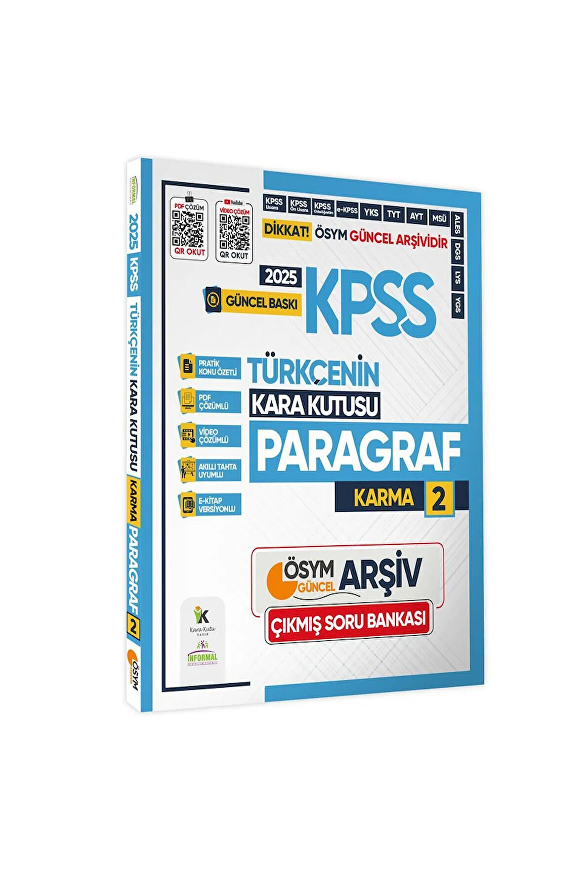 2025 Kpss Kara Kutu Türkçe Paragraf 3lü Altın Set Çıkmış Soru Bankası Konu Özetli Dijital Çözümlü